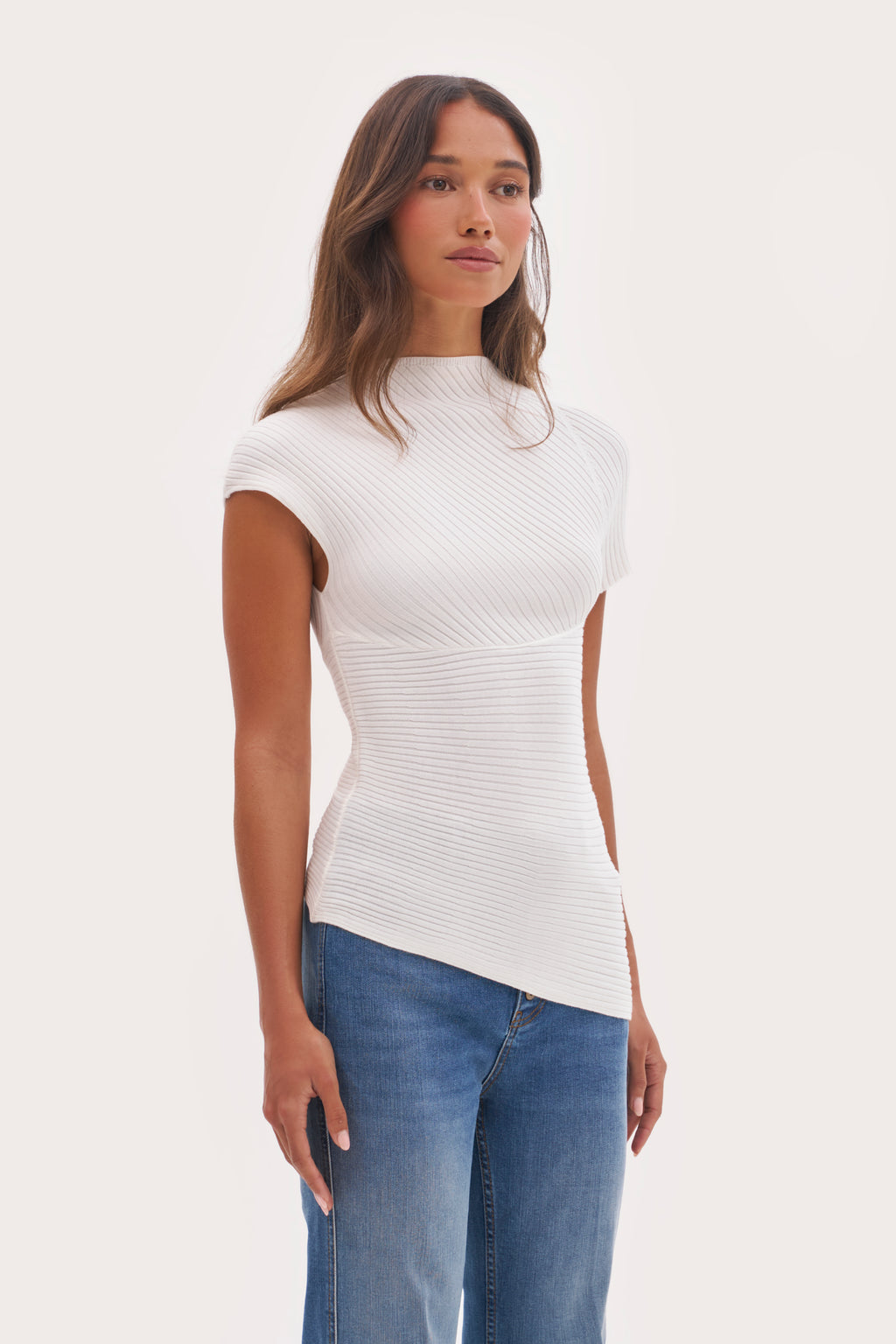 Knitted Top - Cream