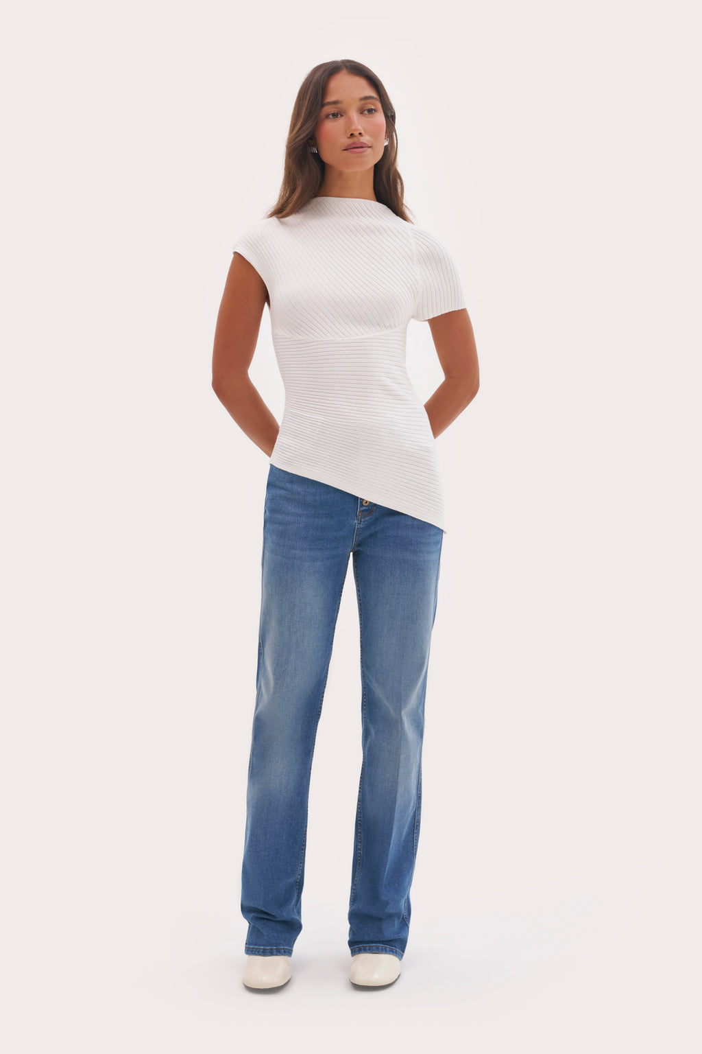 Knitted Top - Cream