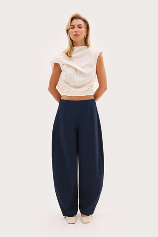 Everyday Balloon Trousers - Navy
