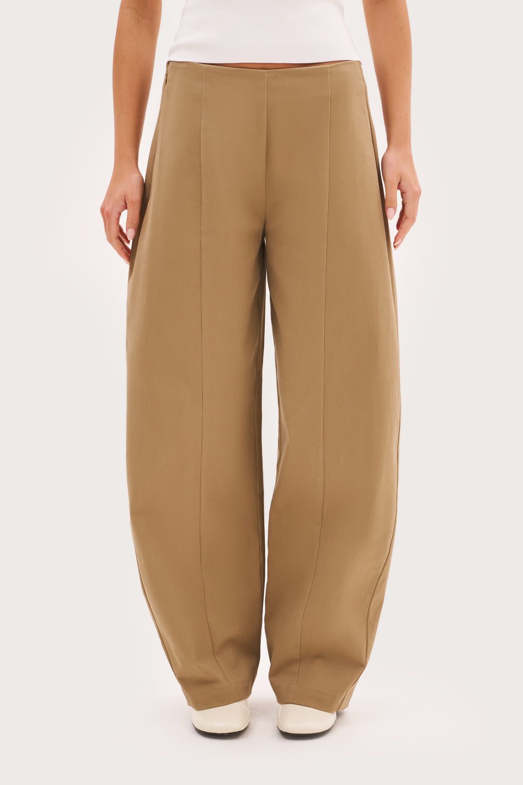 Everyday Balloon Trousers - Taupe