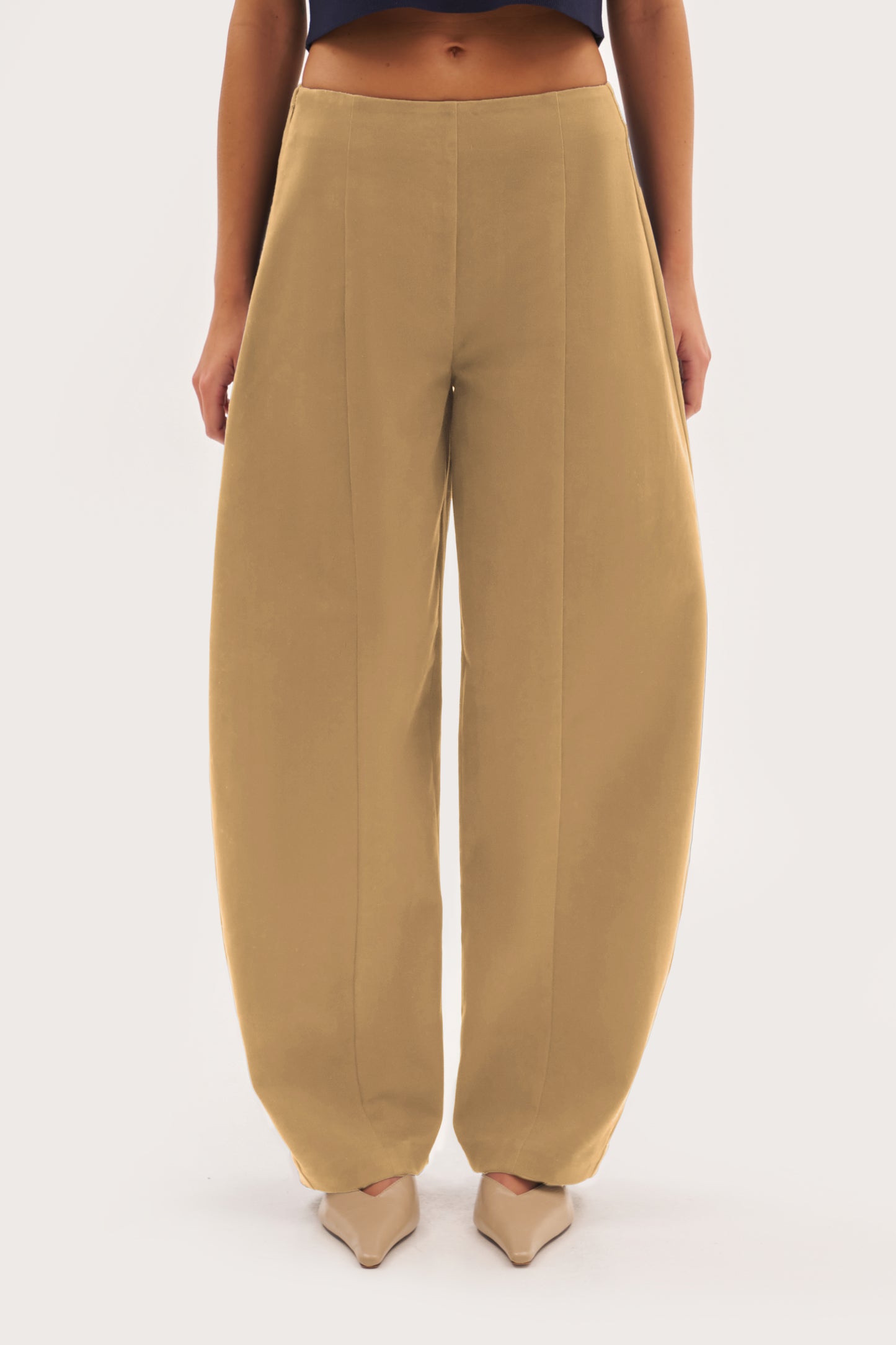 Everyday Balloon Trousers - Taupe