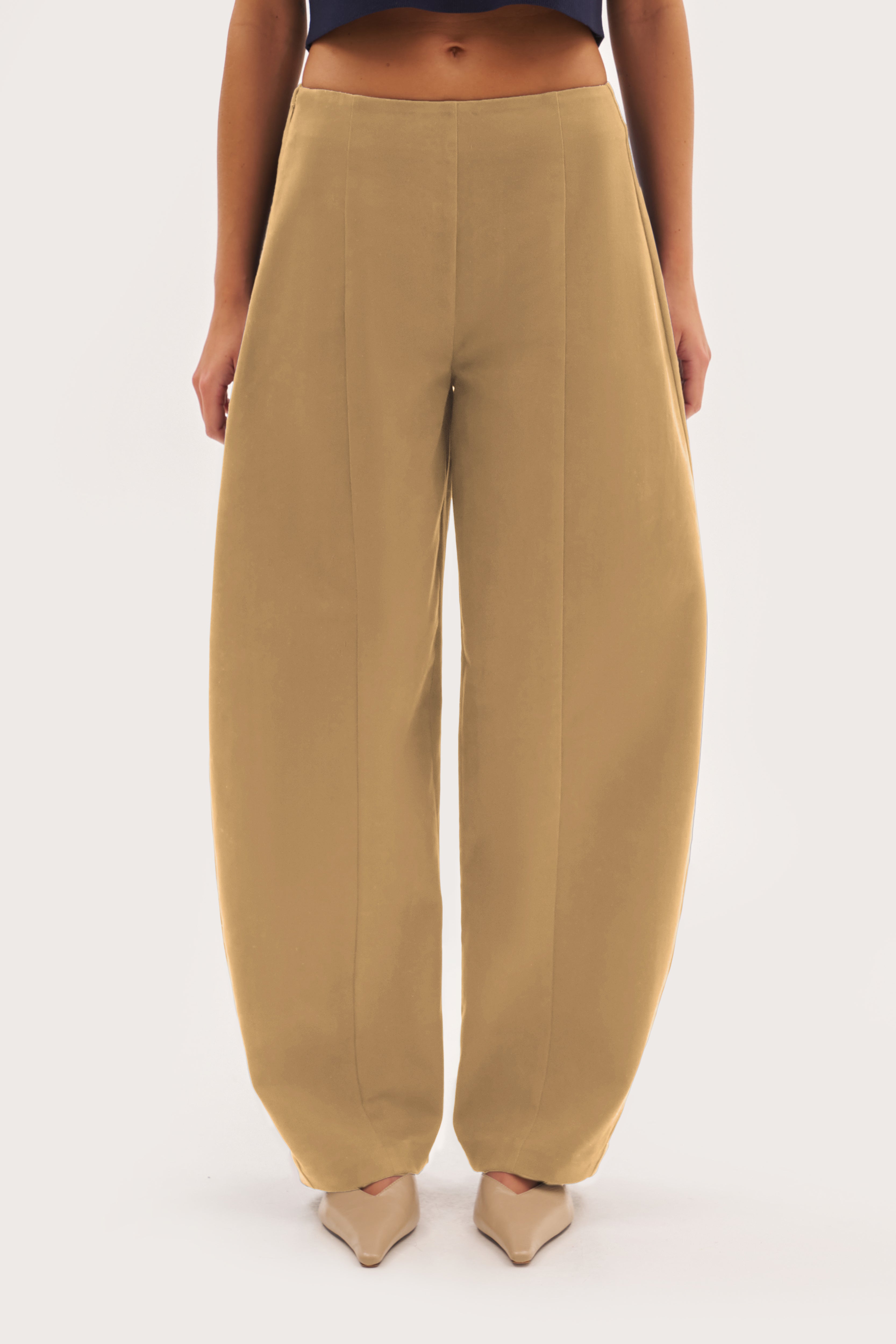 Everyday Balloon Trousers - Taupe