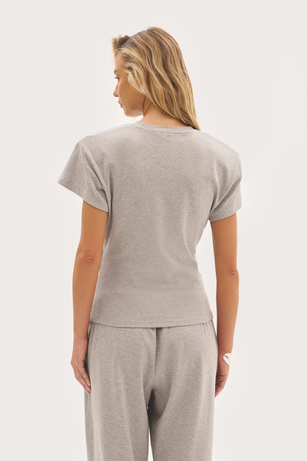 Sora Fitted Tee - Grey