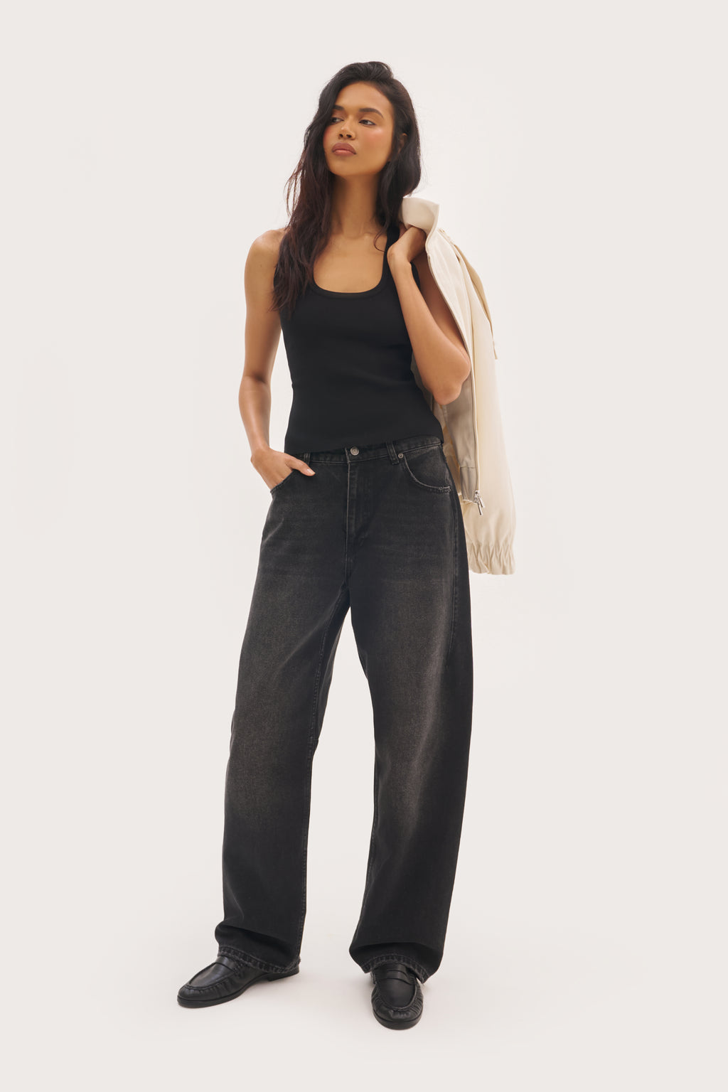 Prima Knitted Tank - Black