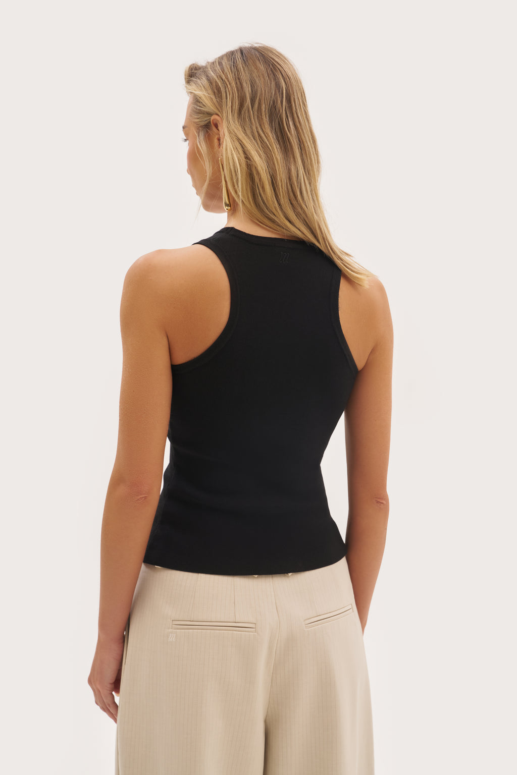 Prima Knitted Tank - Black