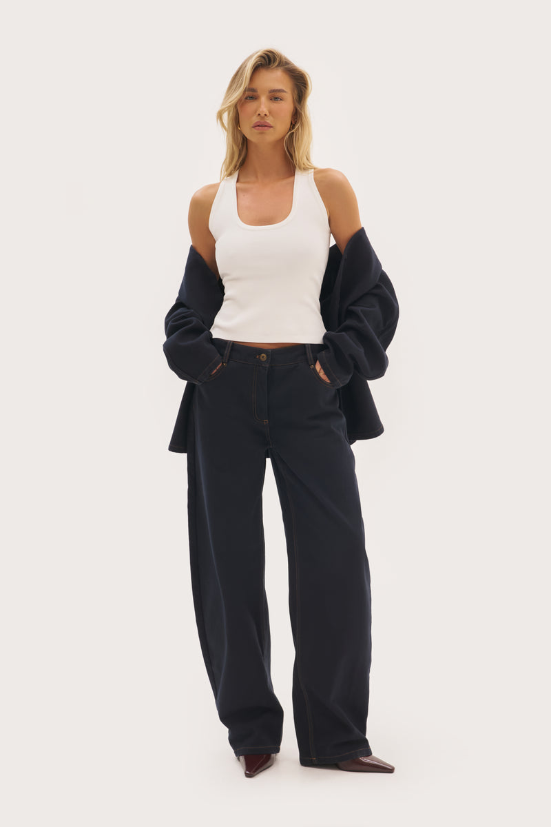 Prima Knitted Tank - White