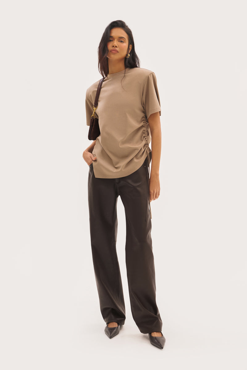Ashin Oversized Tee - Taupe