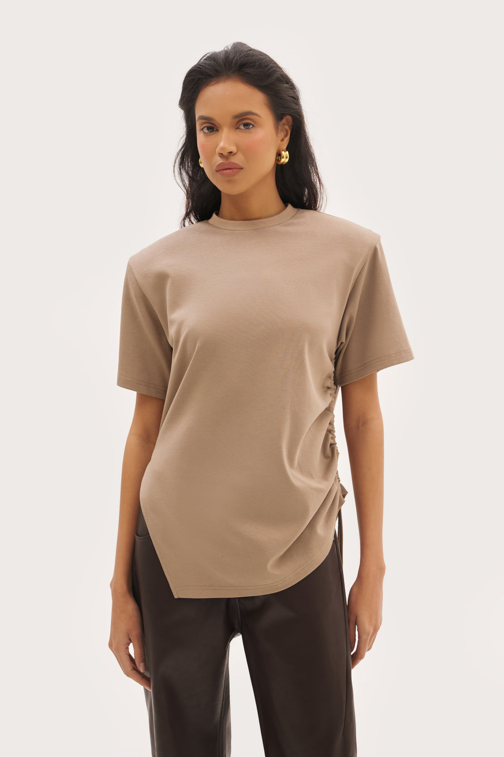 Ashin Oversized Tee - Taupe