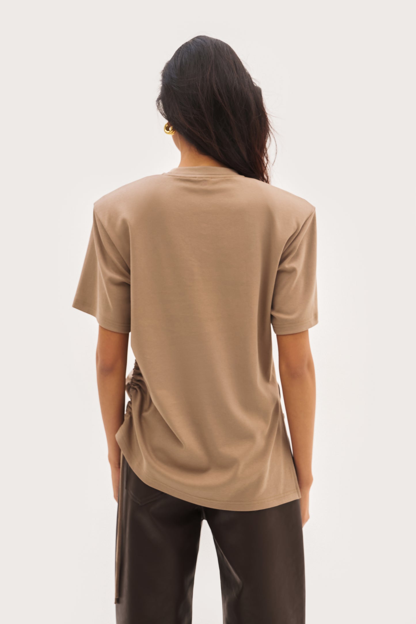 Ashin Oversized Tee - Taupe