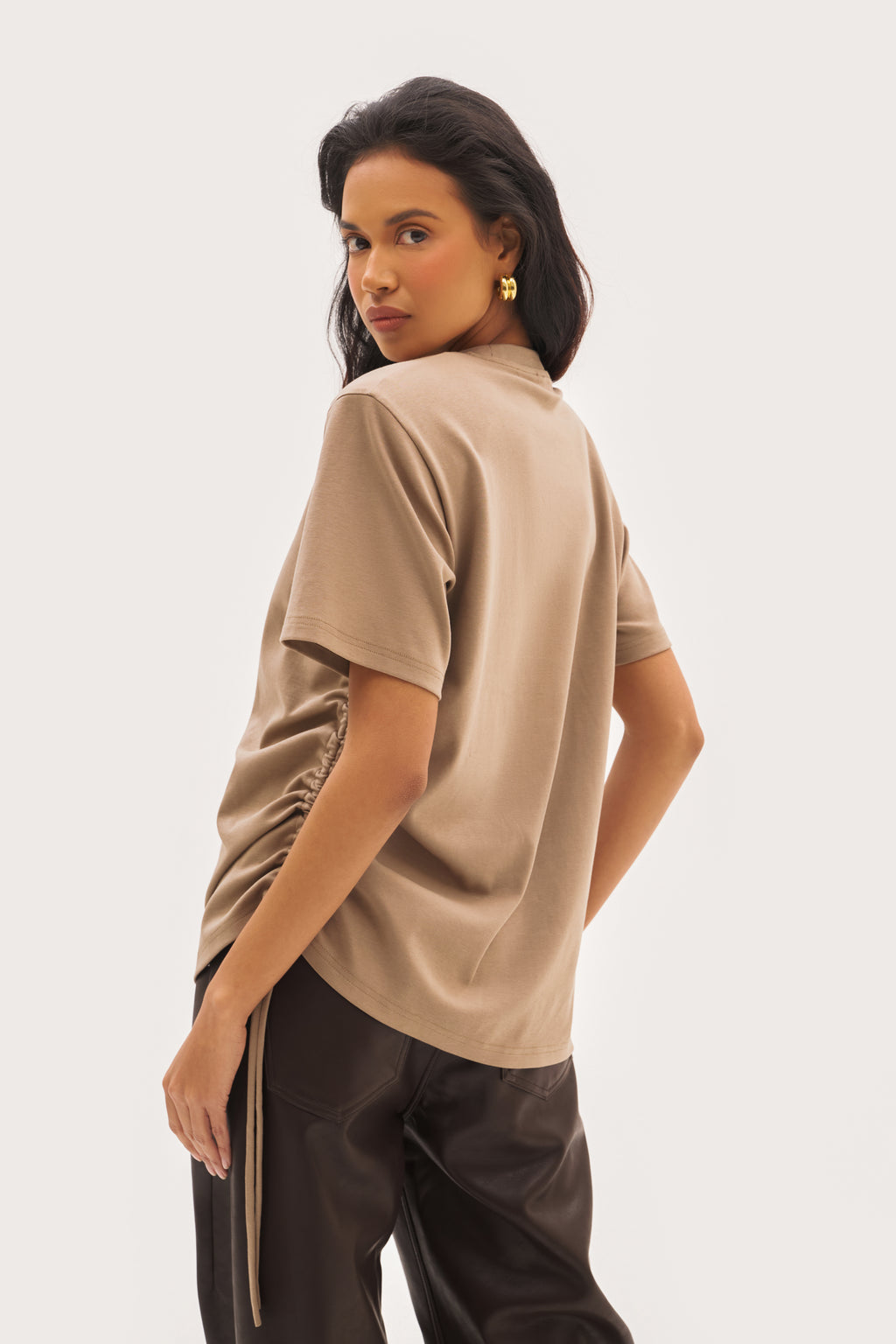 Ashin Oversized Tee - Taupe