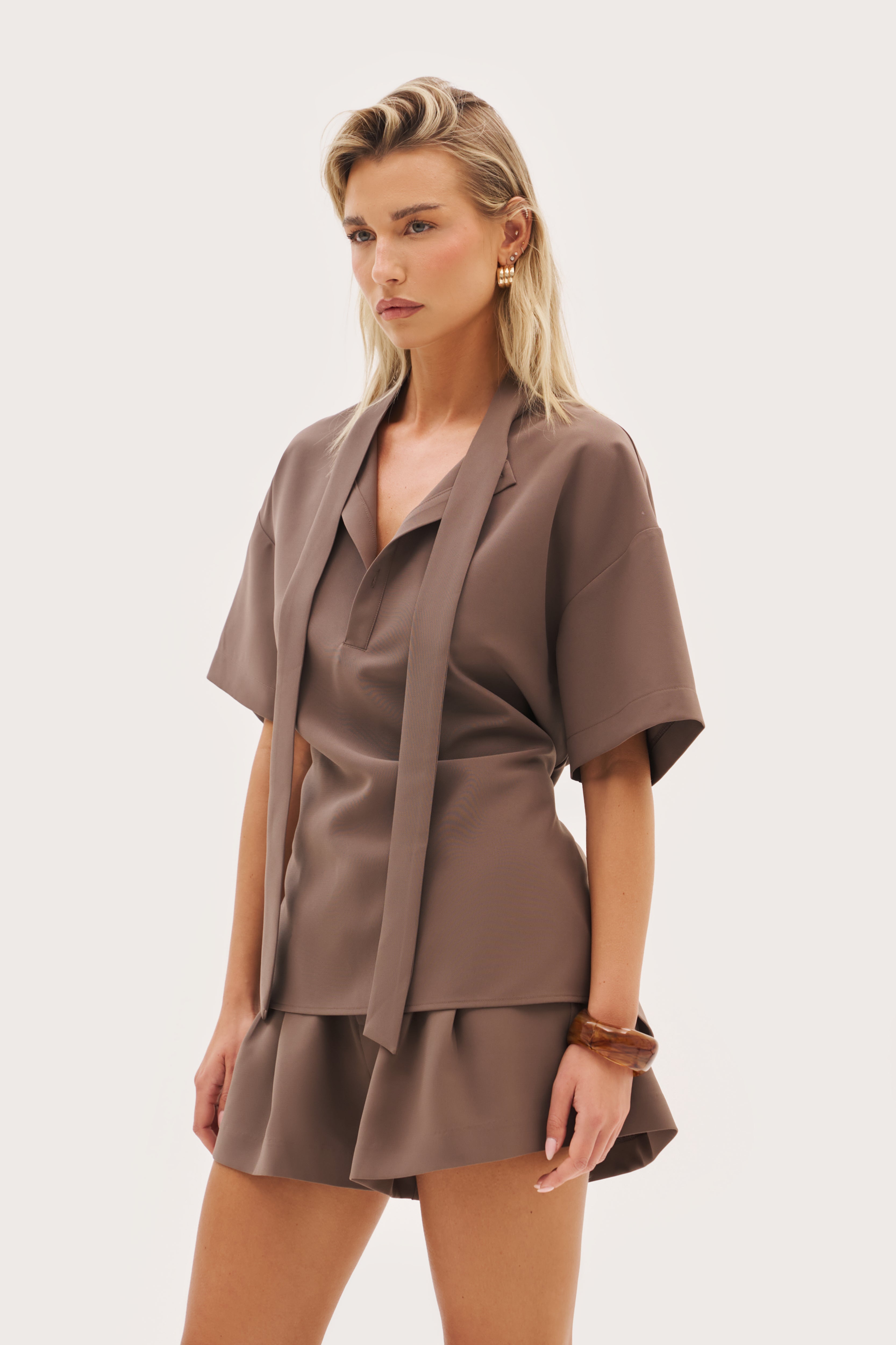 Sundown Overhead Shirt - Khaki Moss
