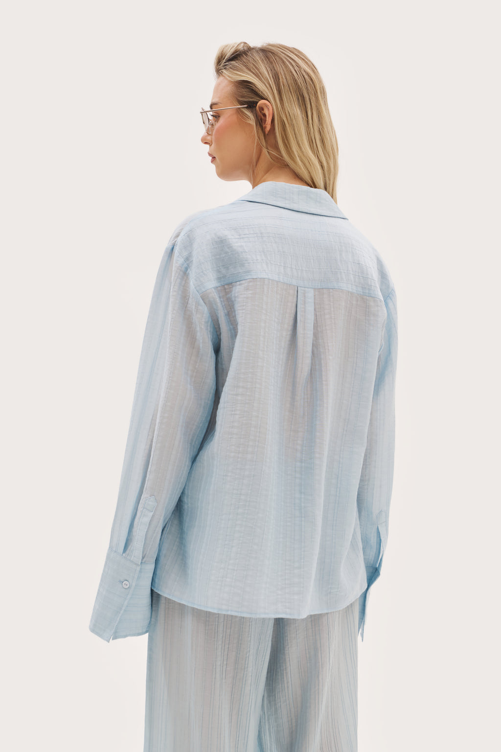 Cove Oversized Shirt - Delicate Blue