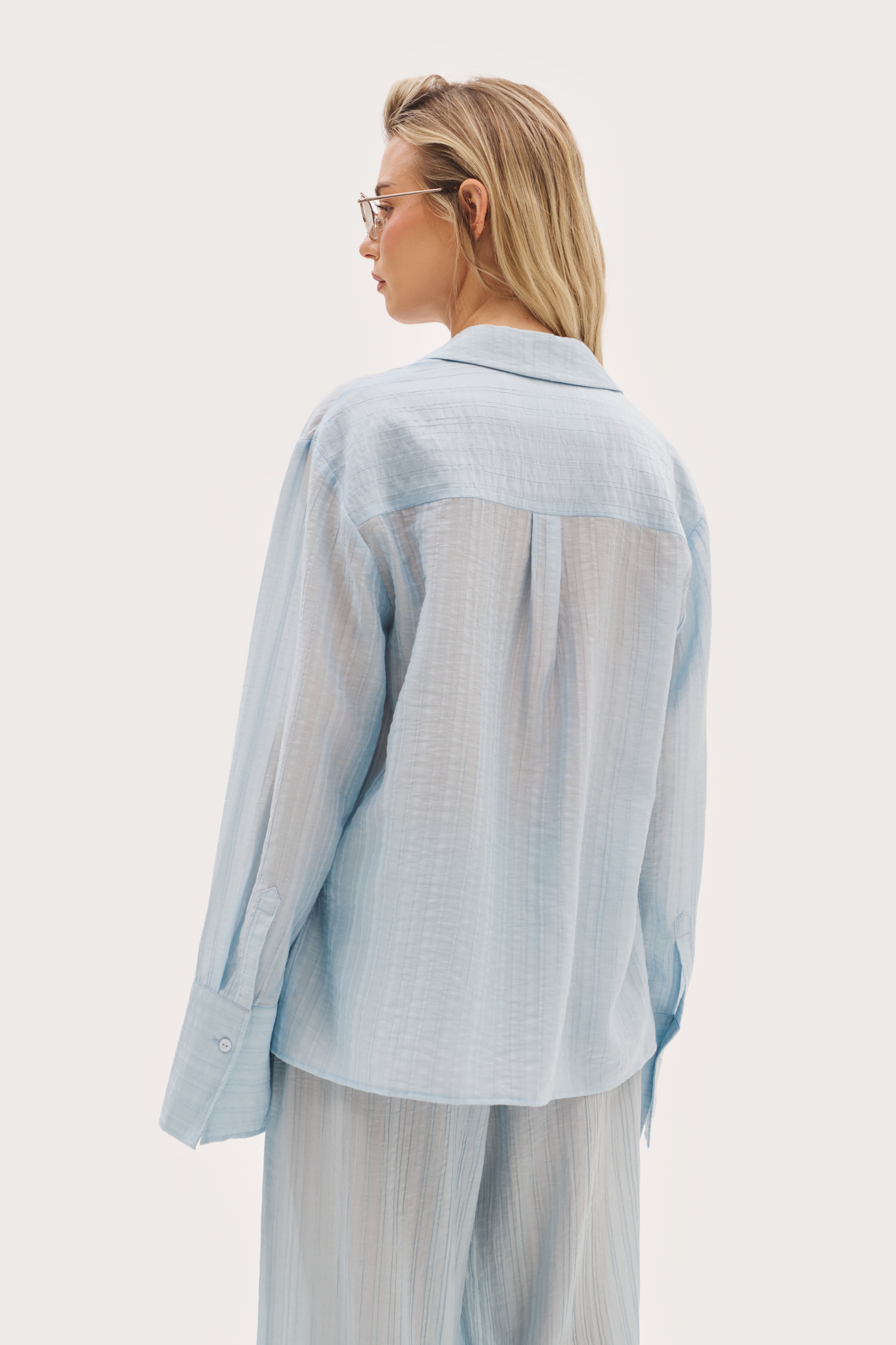 Cove Oversized Shirt - Delicate Blue