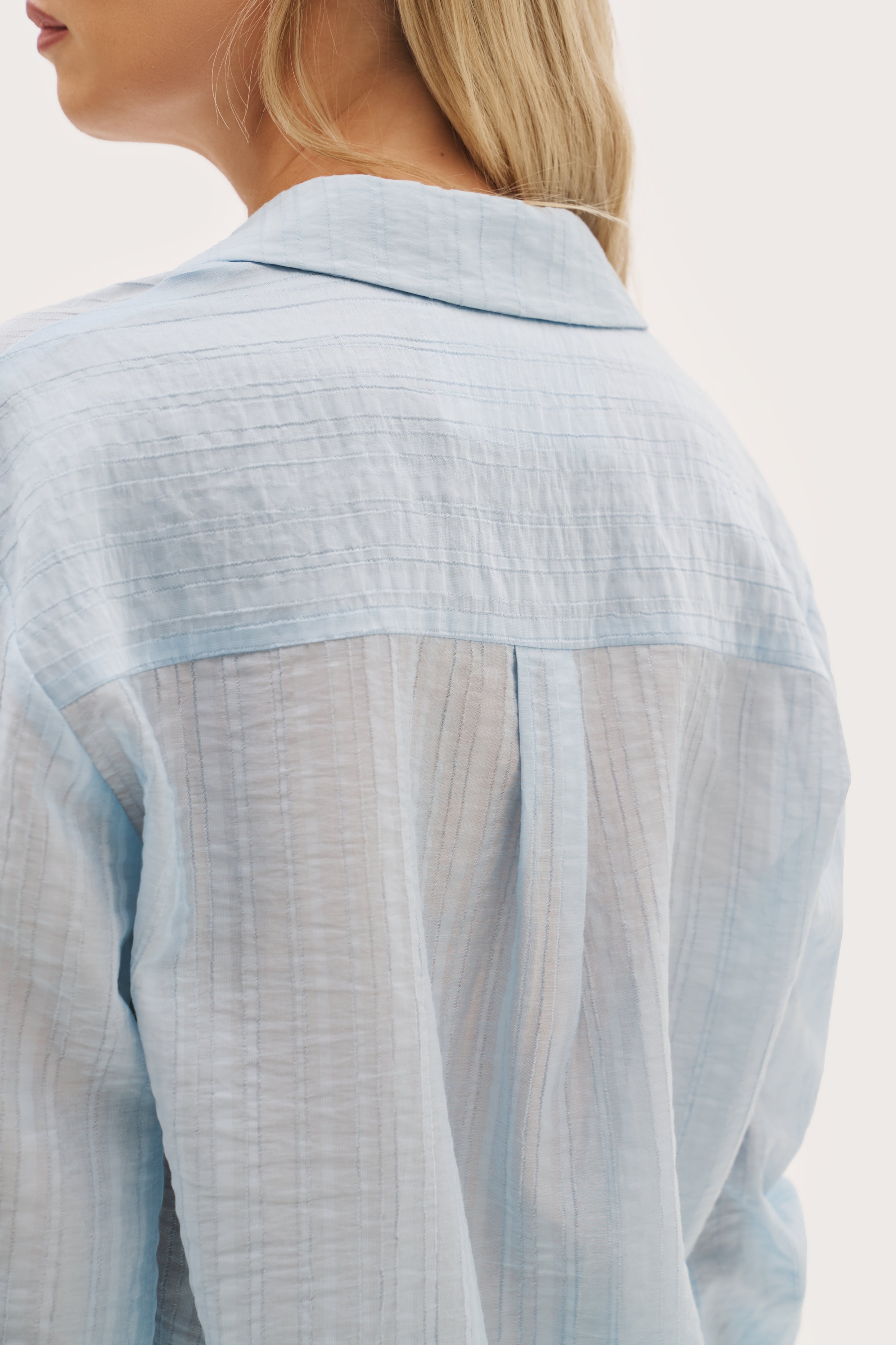 Cove Oversized Shirt - Delicate Blue
