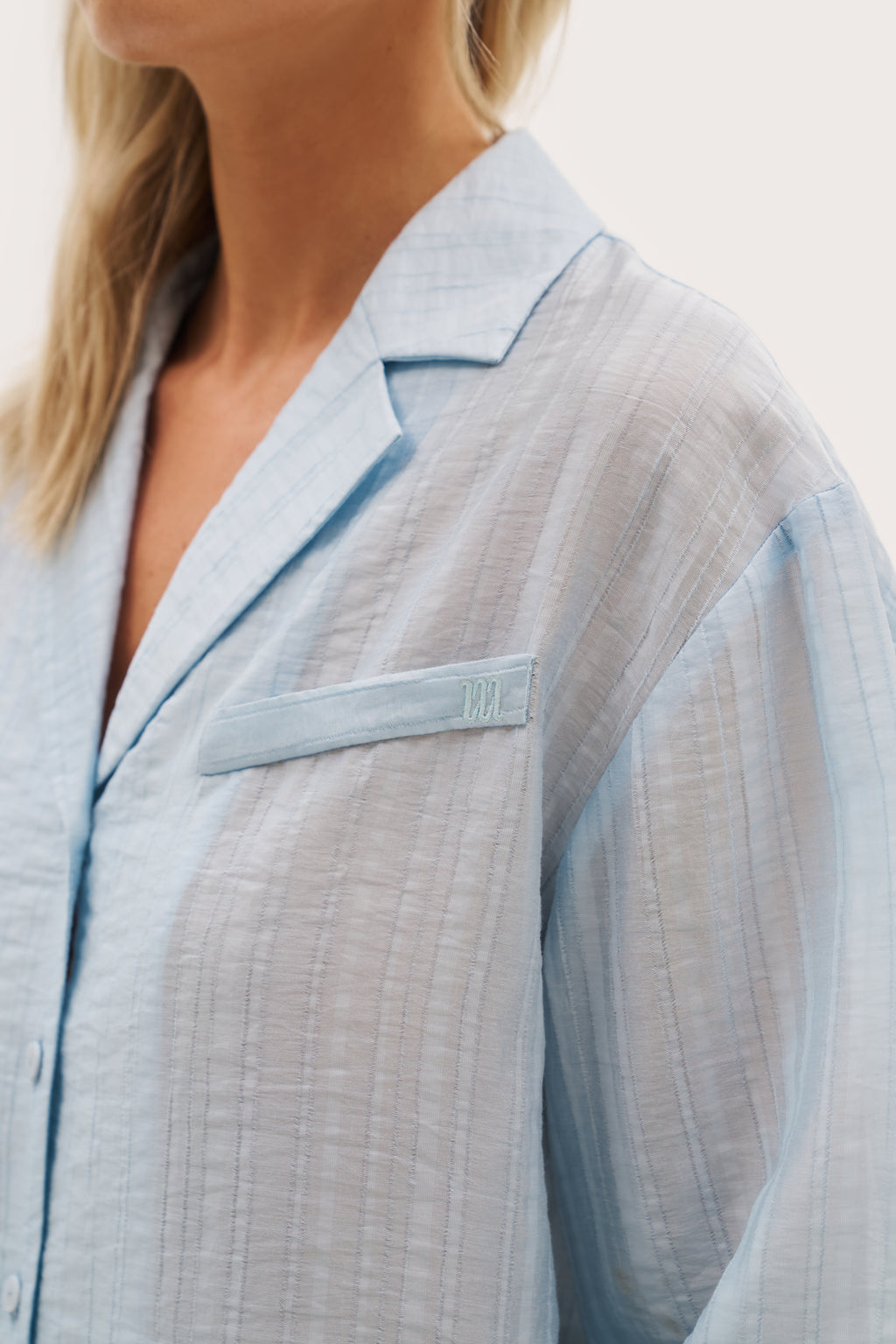 Cove Oversized Shirt - Delicate Blue