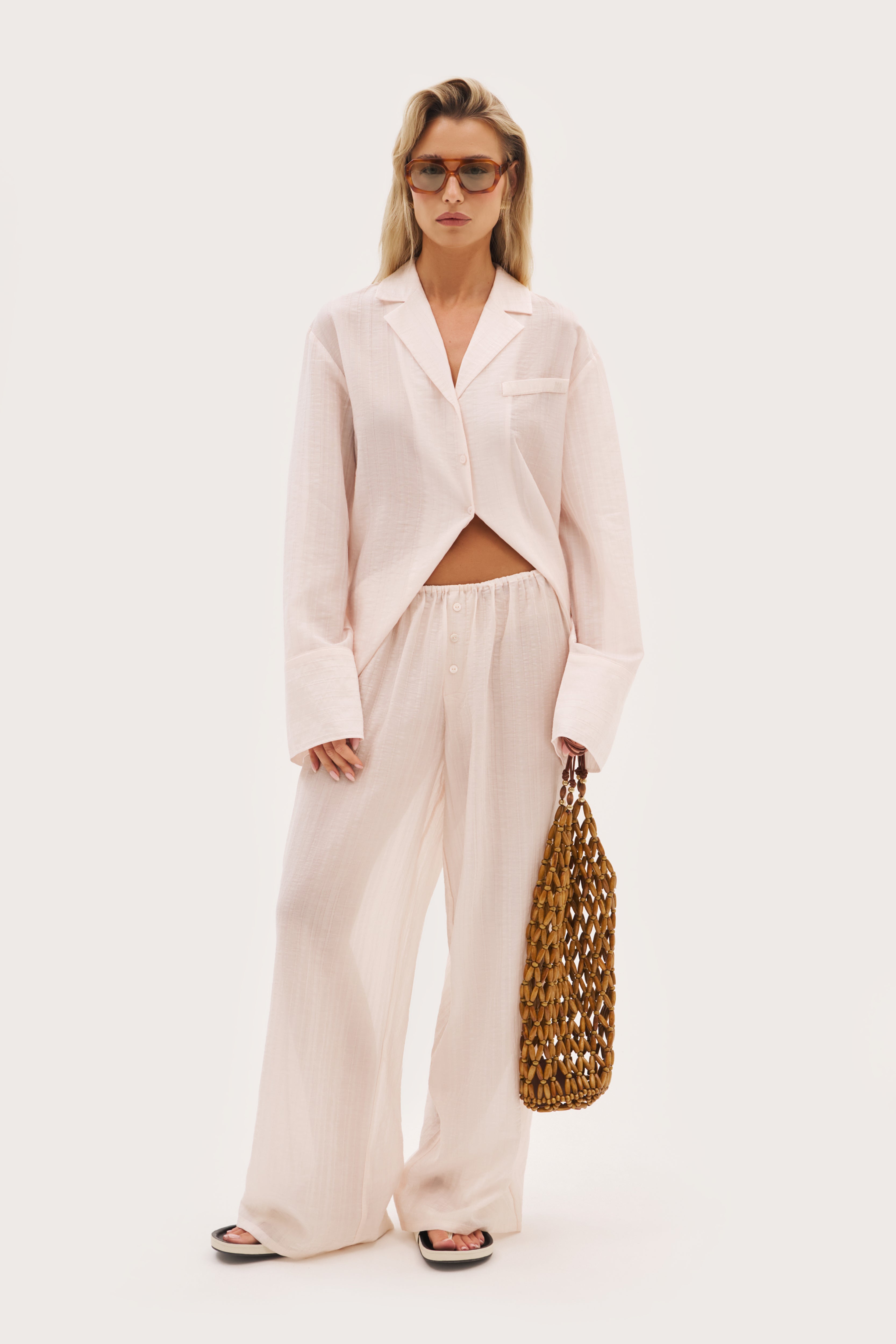 Cove Pants - Pale Pink