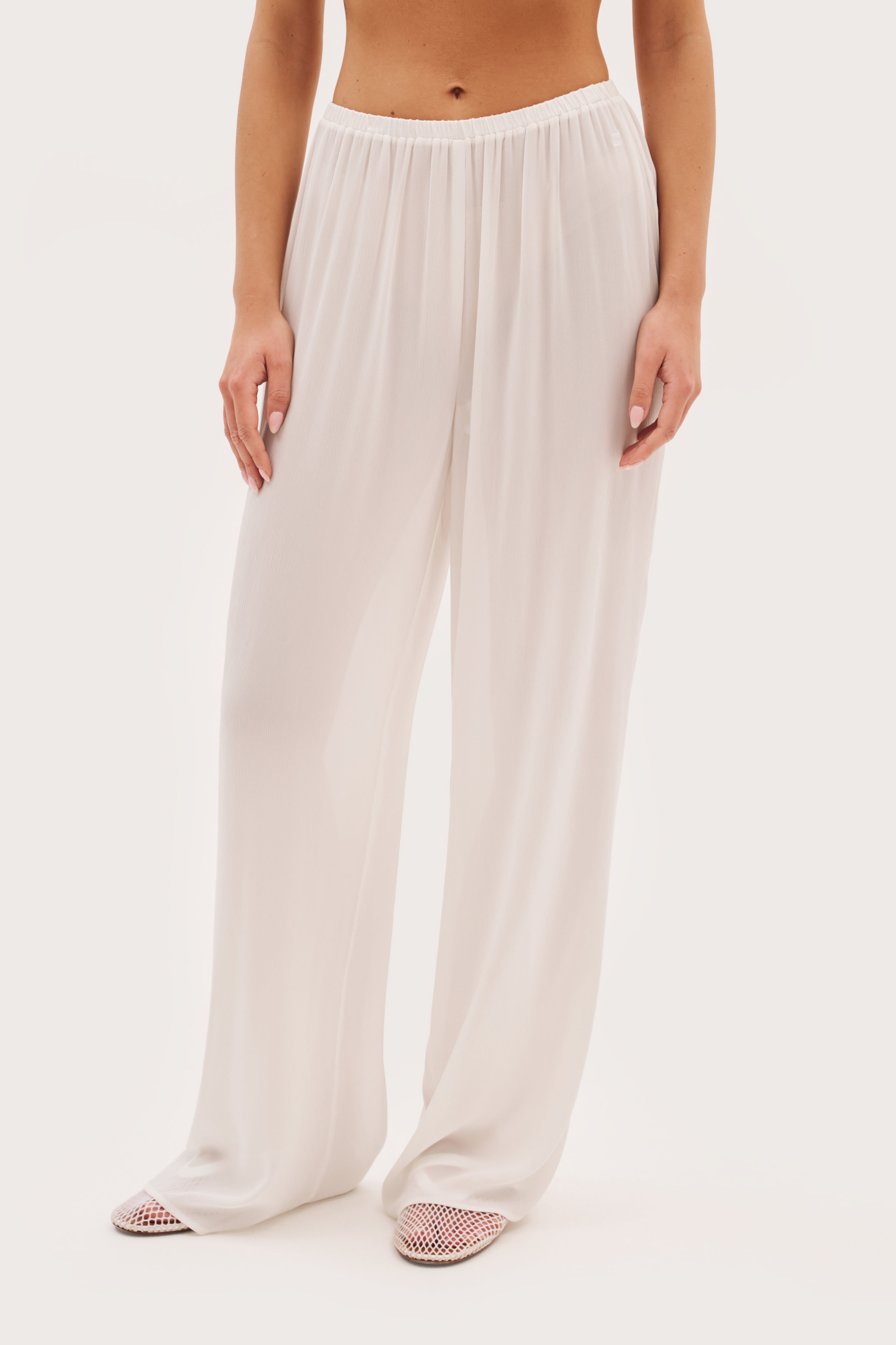 Palm Pants - White