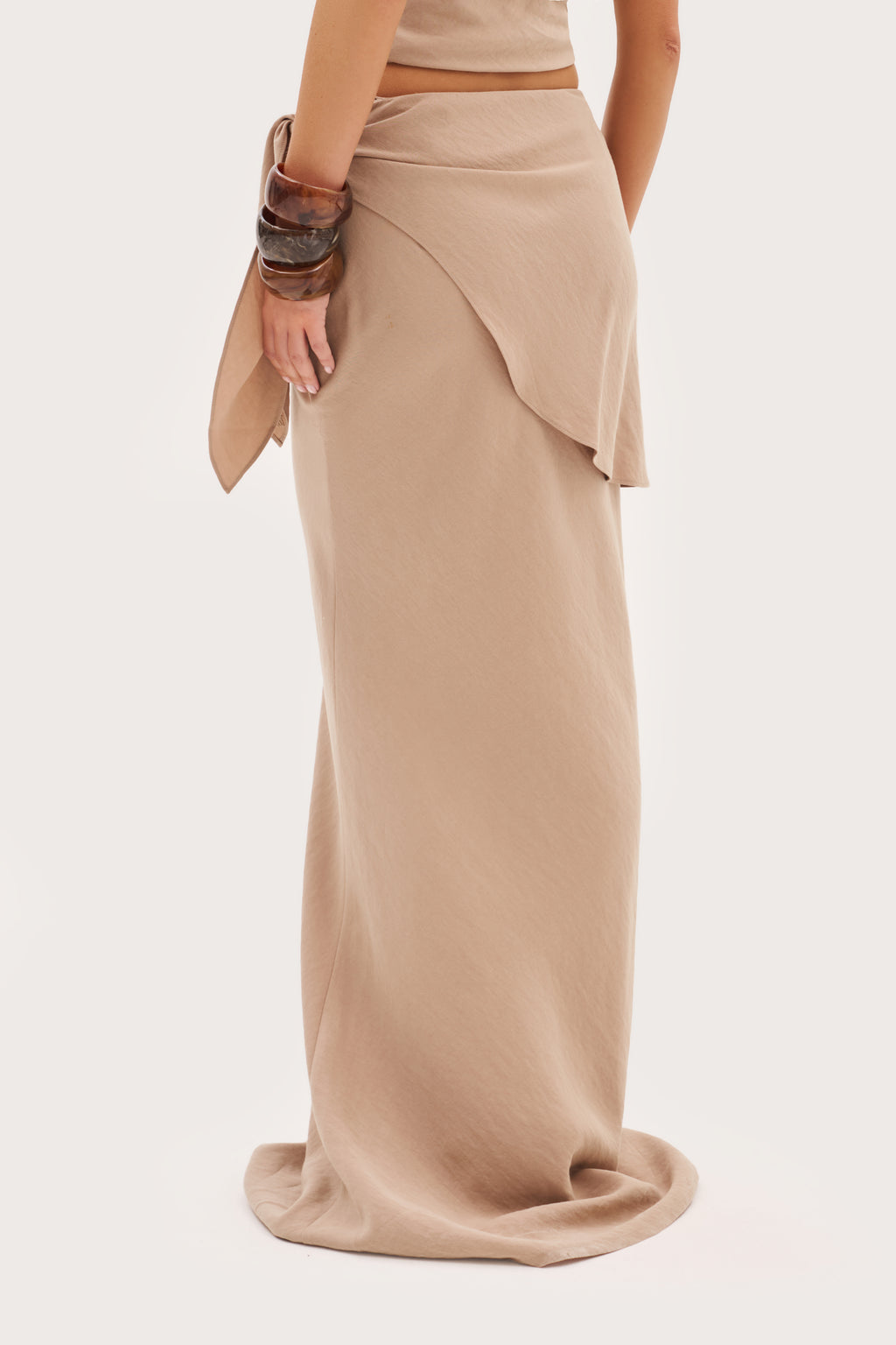 Escape Maxi Skirt - Beige
