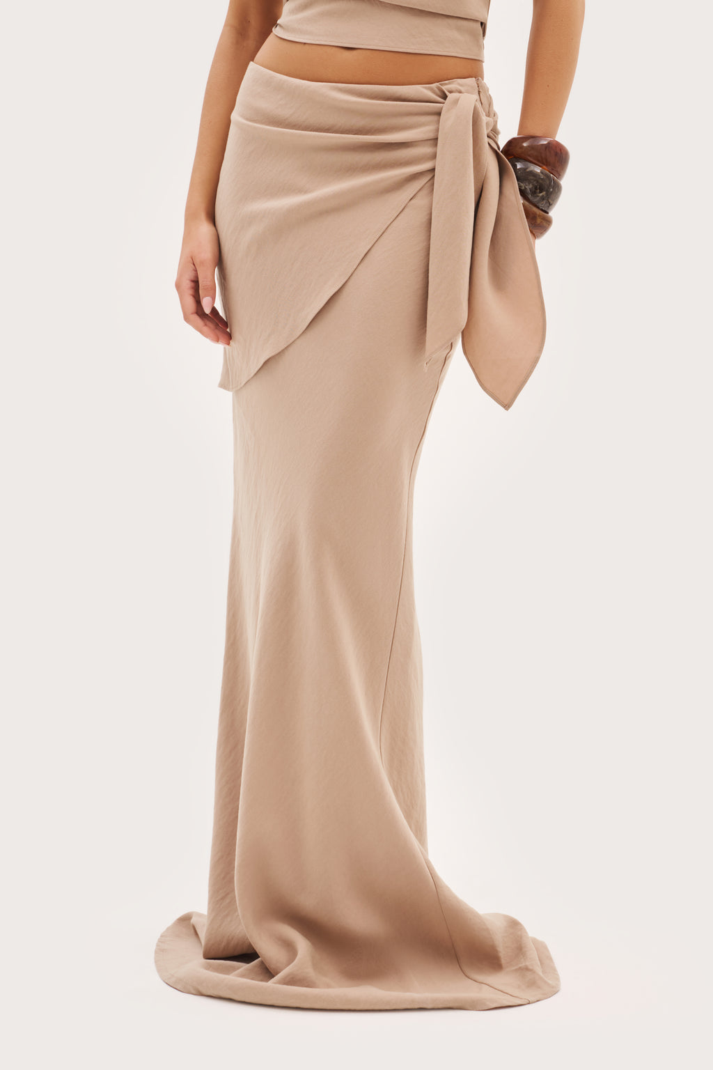 Escape Maxi Skirt - Beige