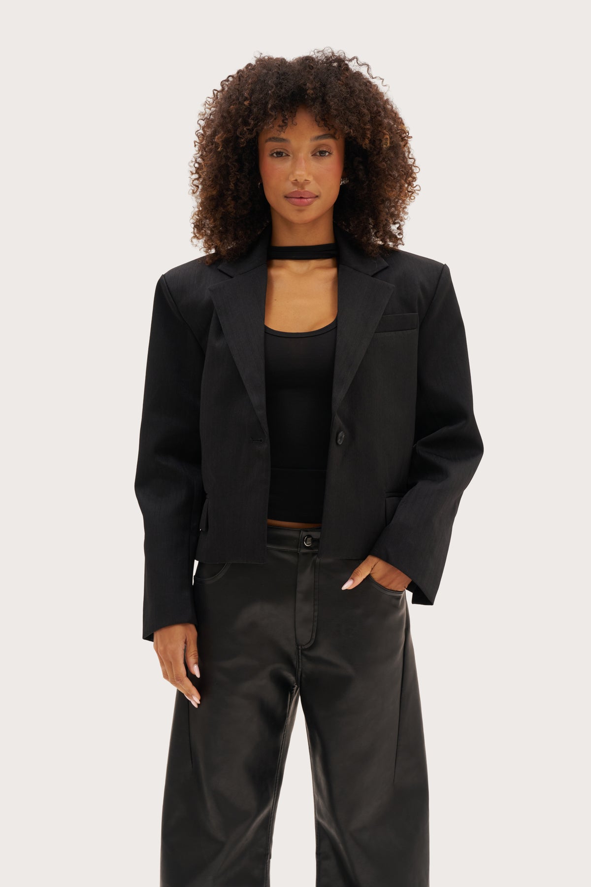 Boxy Blazer - Black