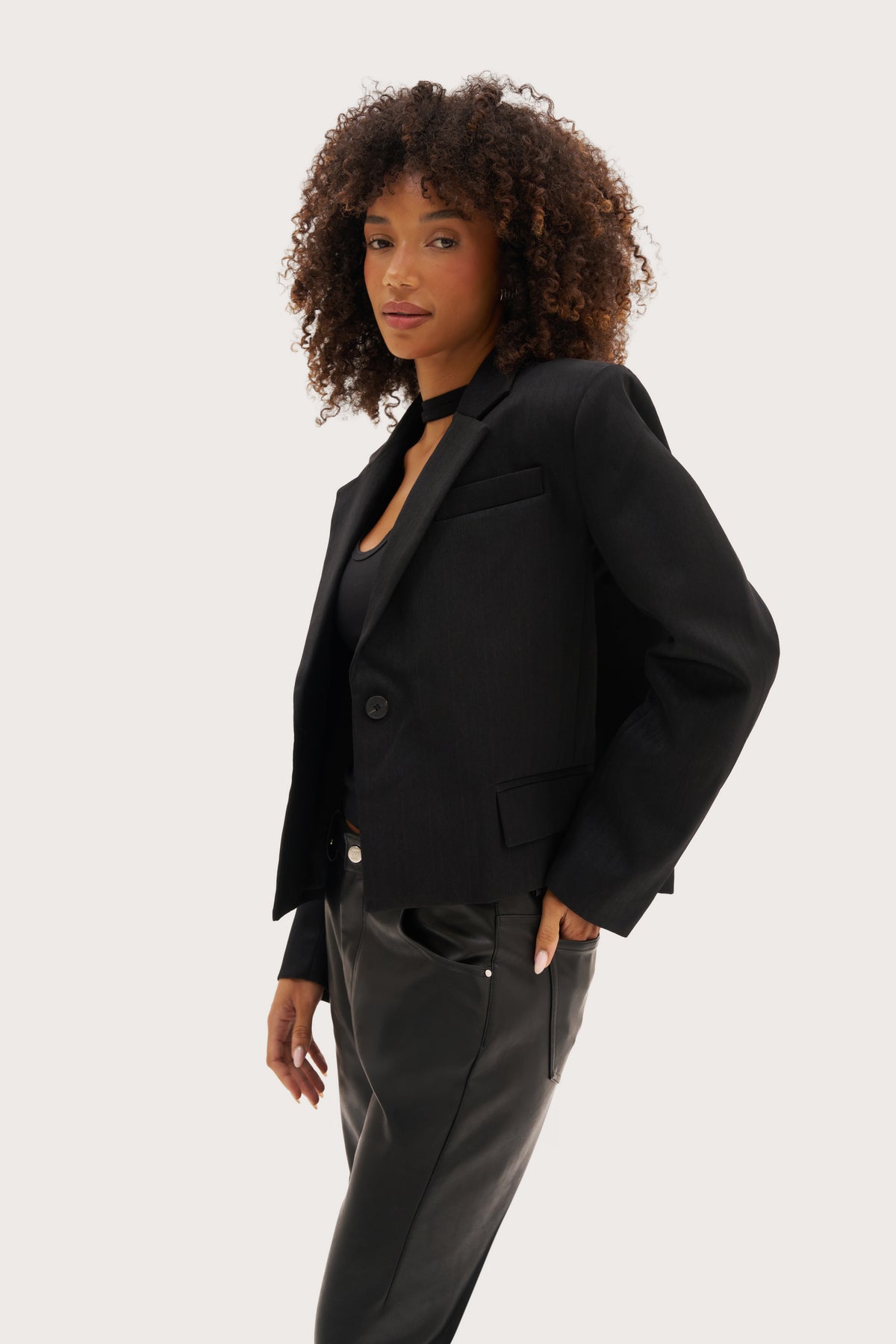 Boxy Blazer - Black