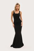 Ultimate Ruched Maxi Dress - Black