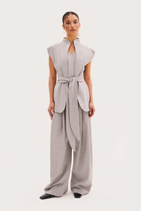 Derby Tailored Waistcoat - Light Grey
