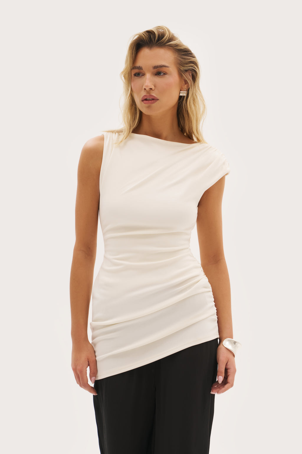 Quiet 3 in 1 Maxi Dress - Off White