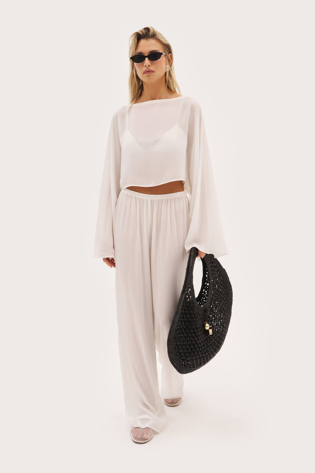 Palm Pants - White