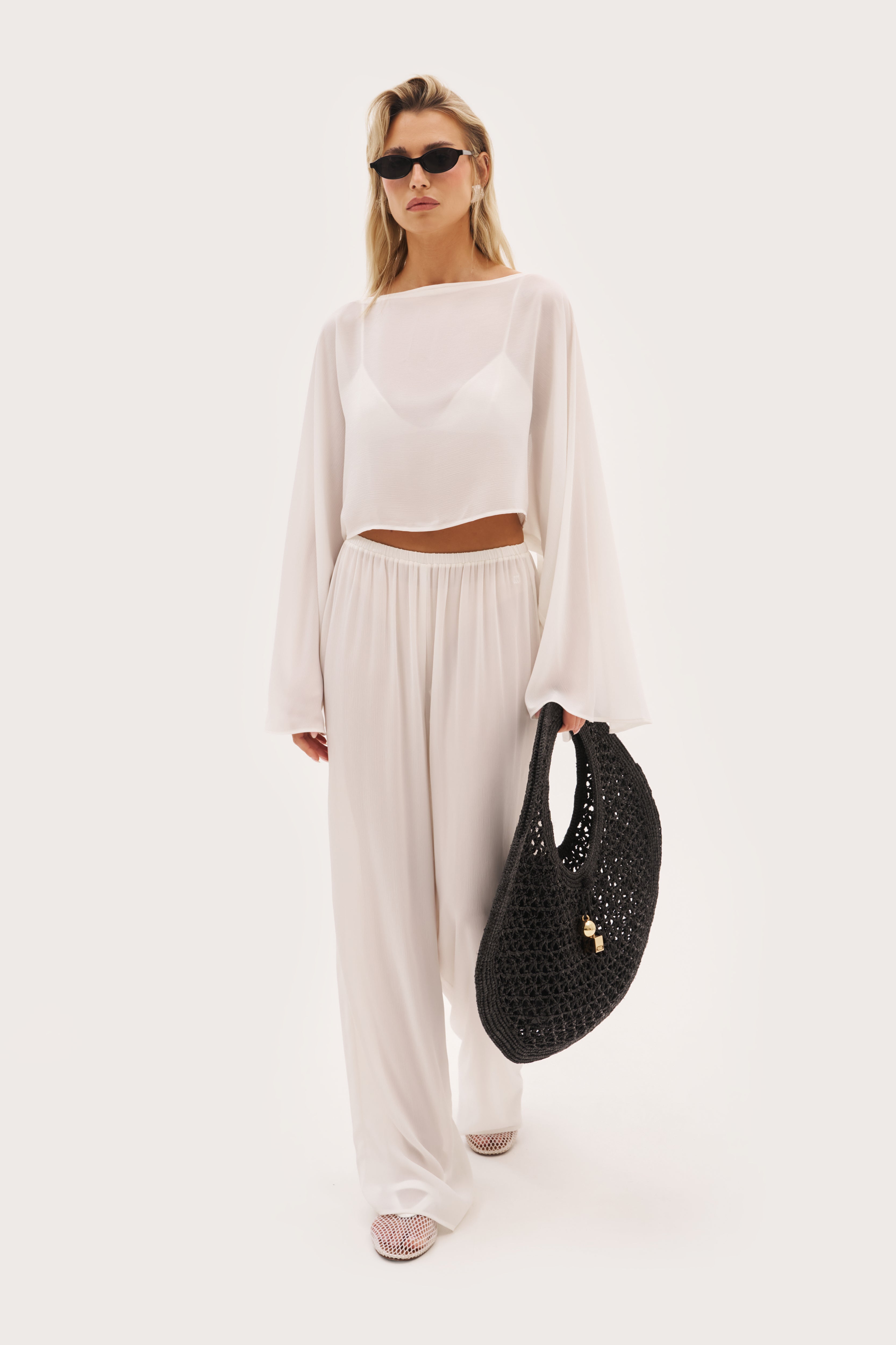 Palm Pants - White