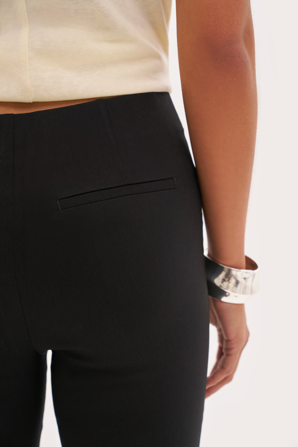 Tailored Capri Pants - Black