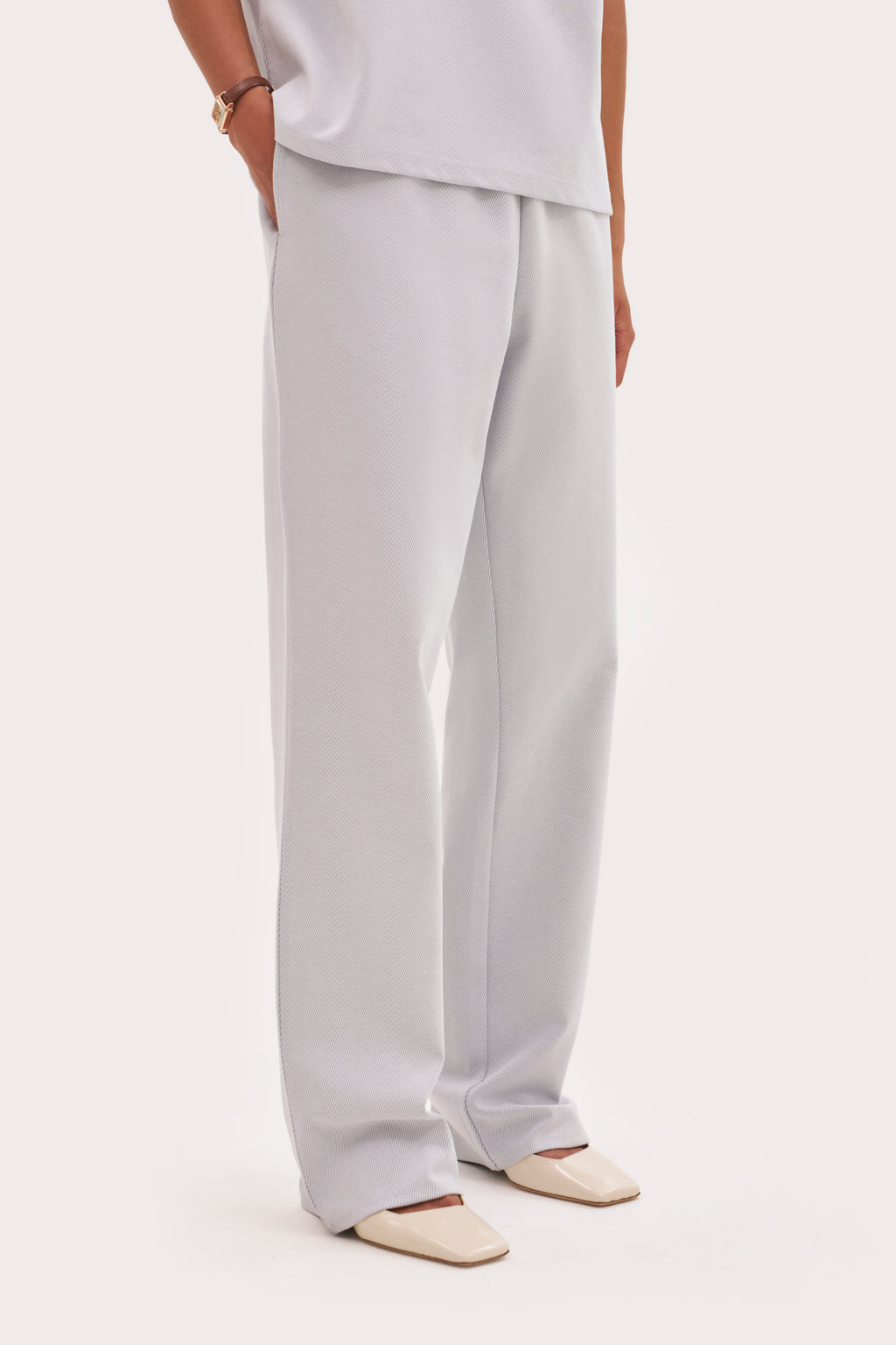 Pique Pants - Blue