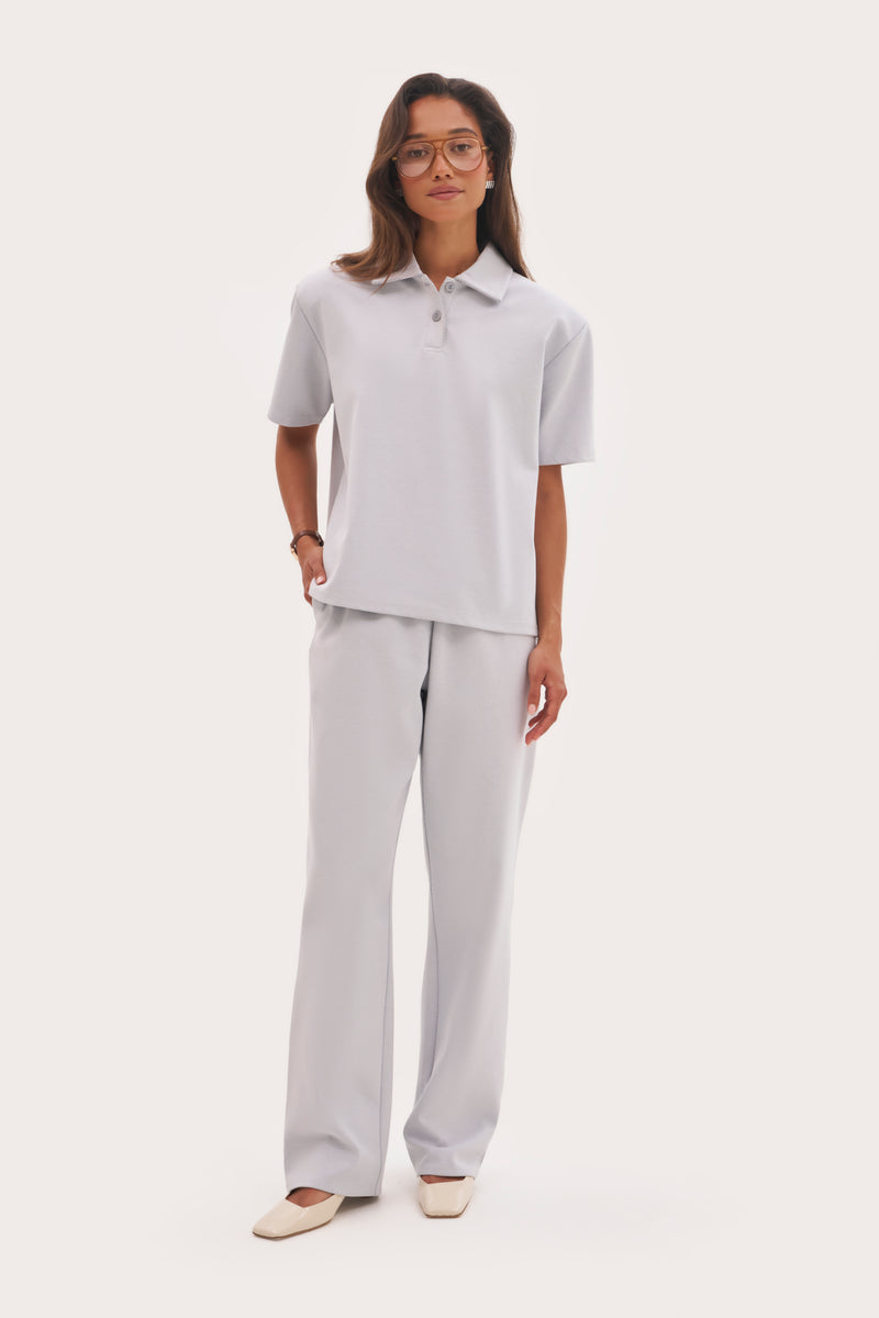 Pique Pants - Blue