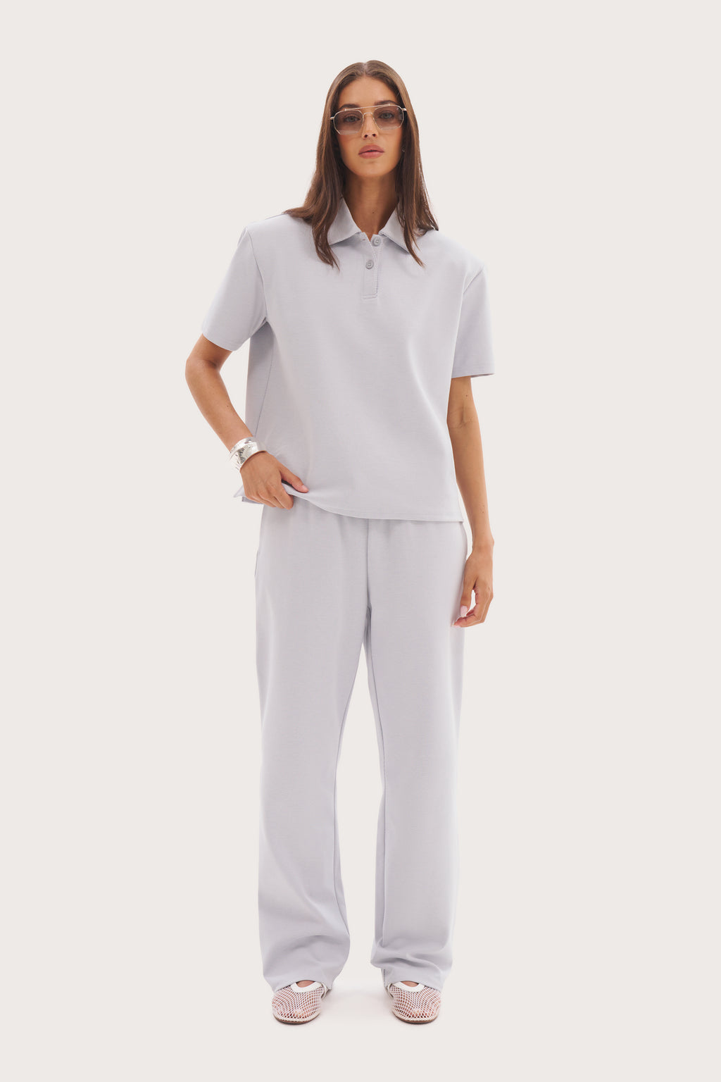 Pique Pants - Blue