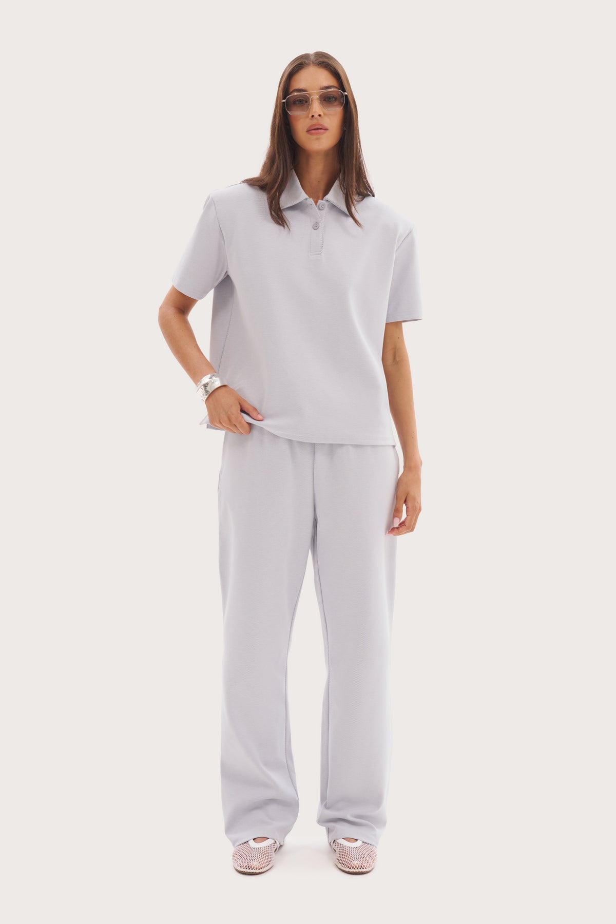 Pique Pants - Blue