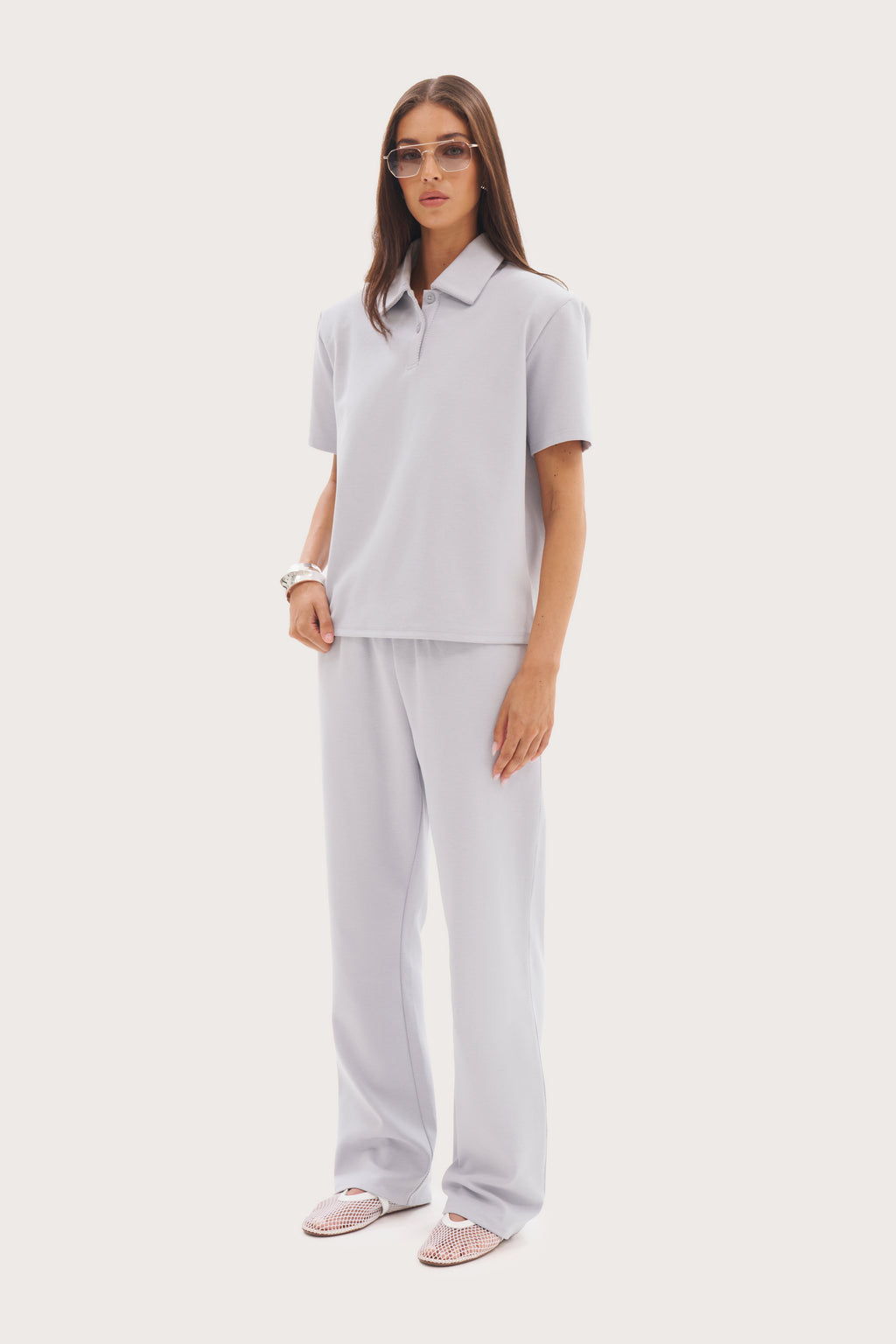 Pique Pants - Blue