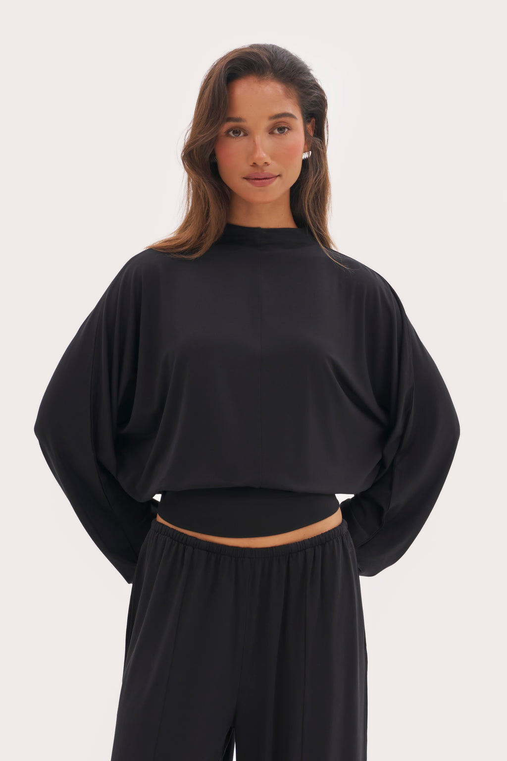 Abode Drape Top - Black