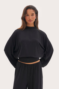 Abode Drape Top - Black