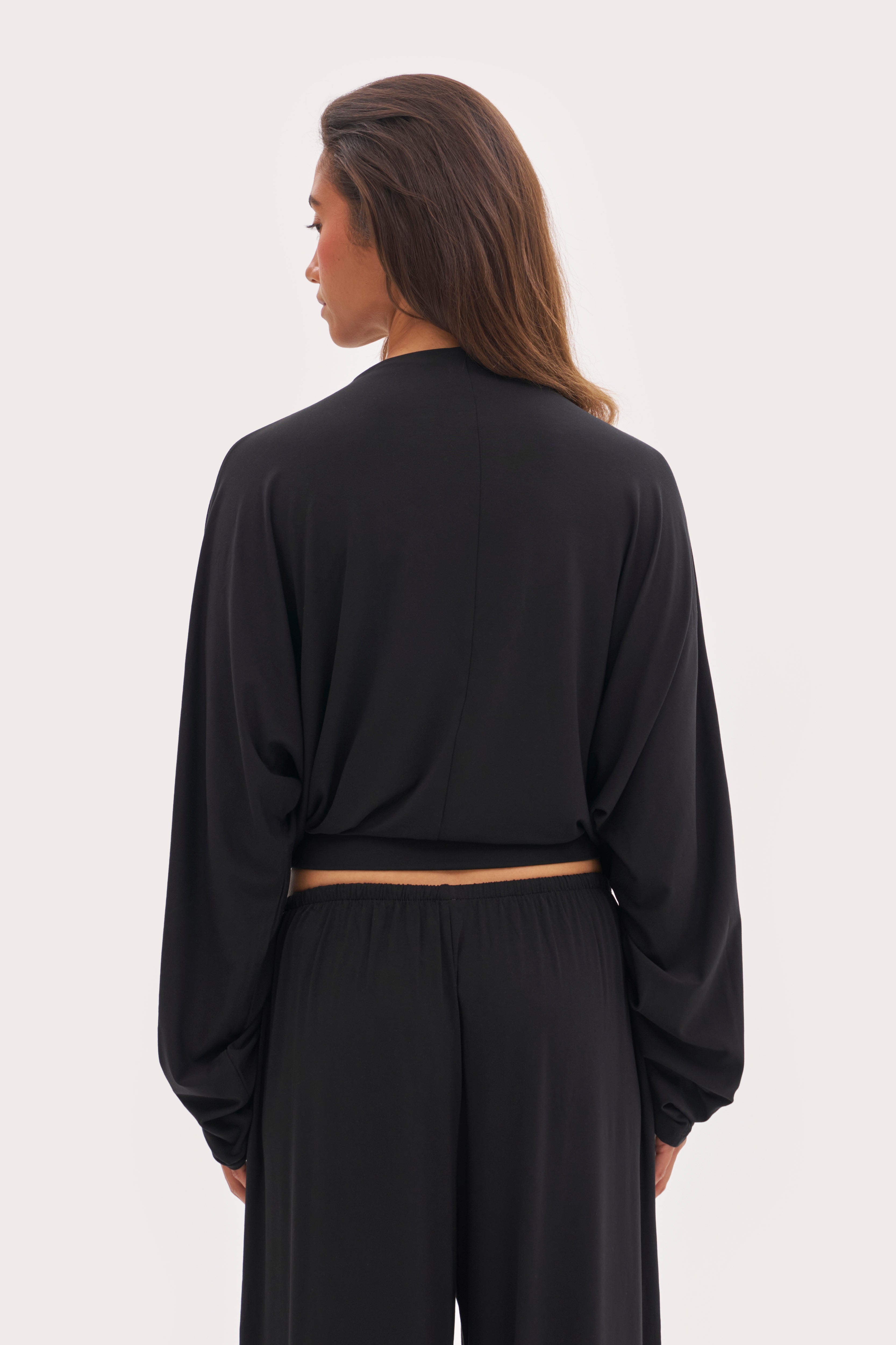 Abode Drape Top - Black