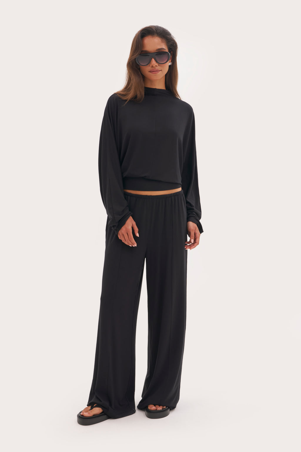 Abode Drape Pants - Black