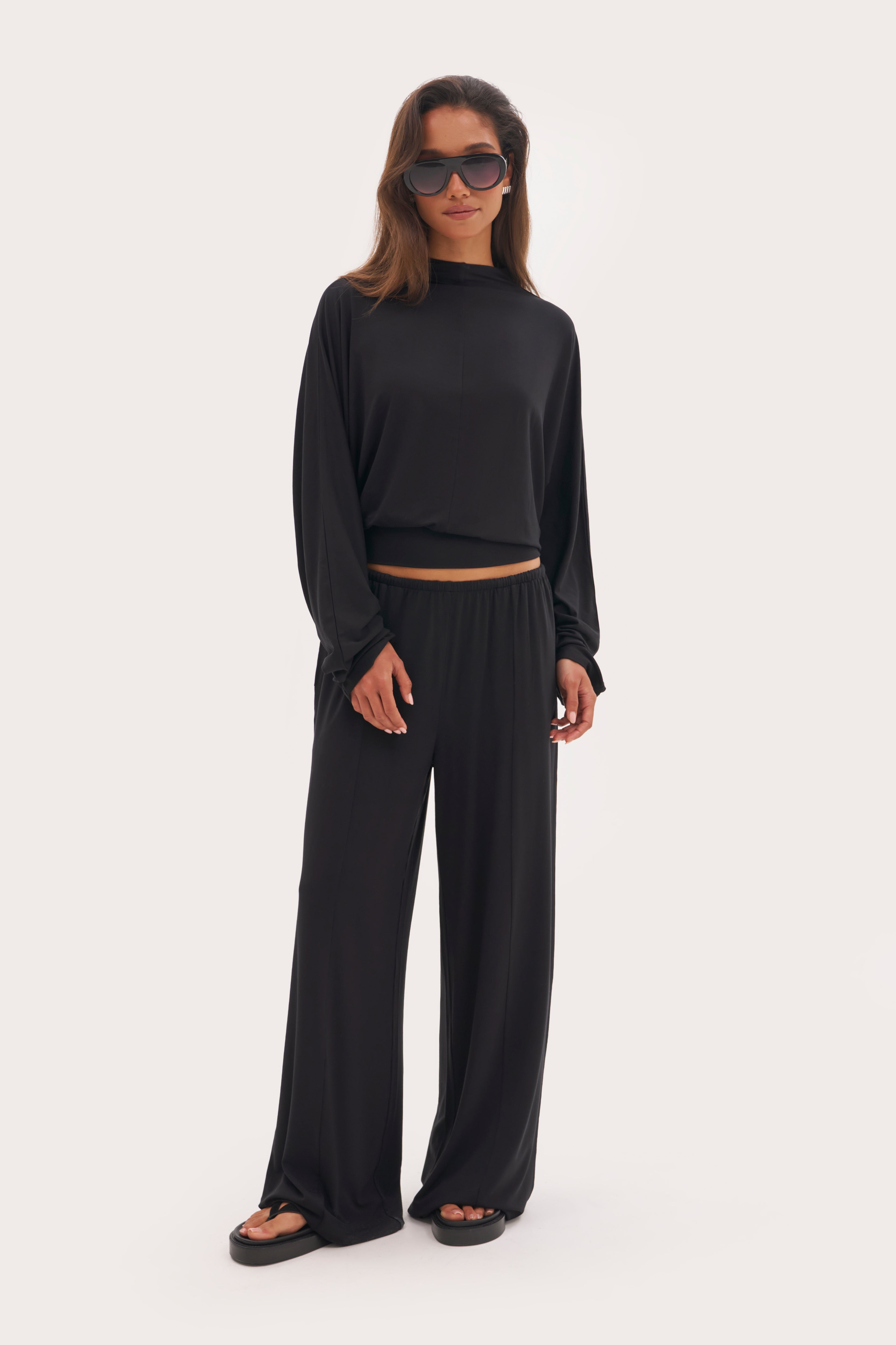 Abode Drape Pants - Black