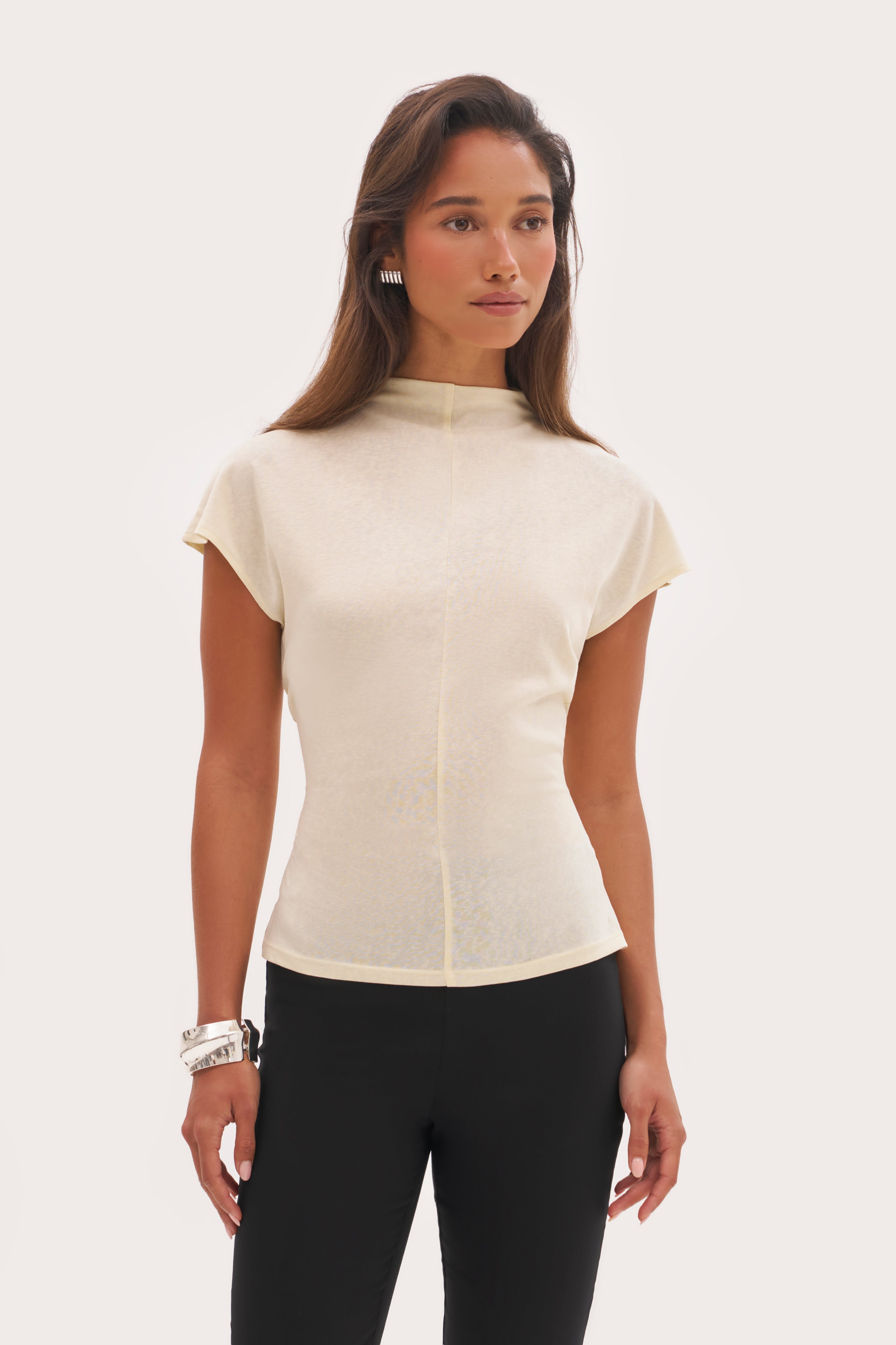 Breeze Tee - Buttercream