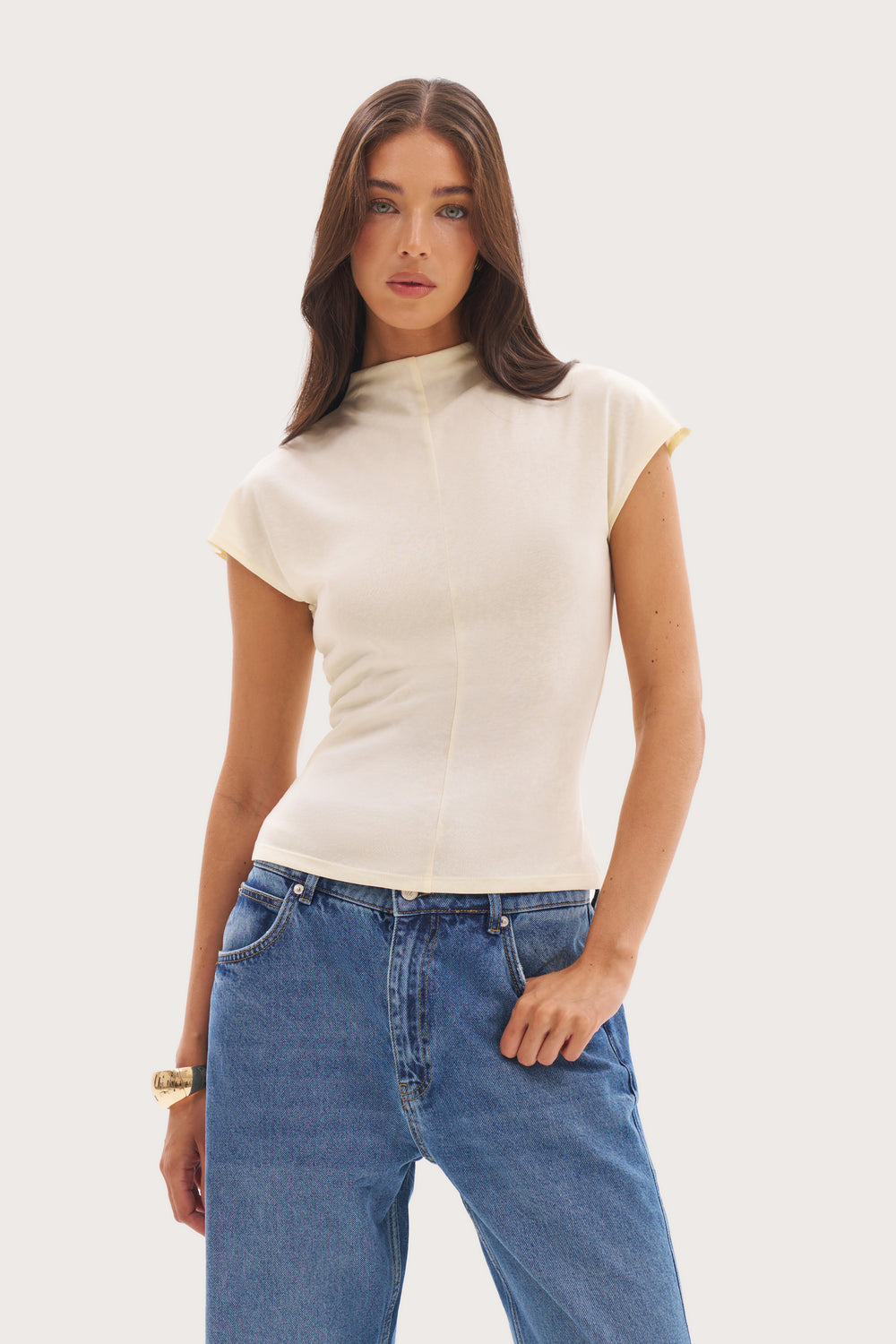 Breeze Tee - Buttercream