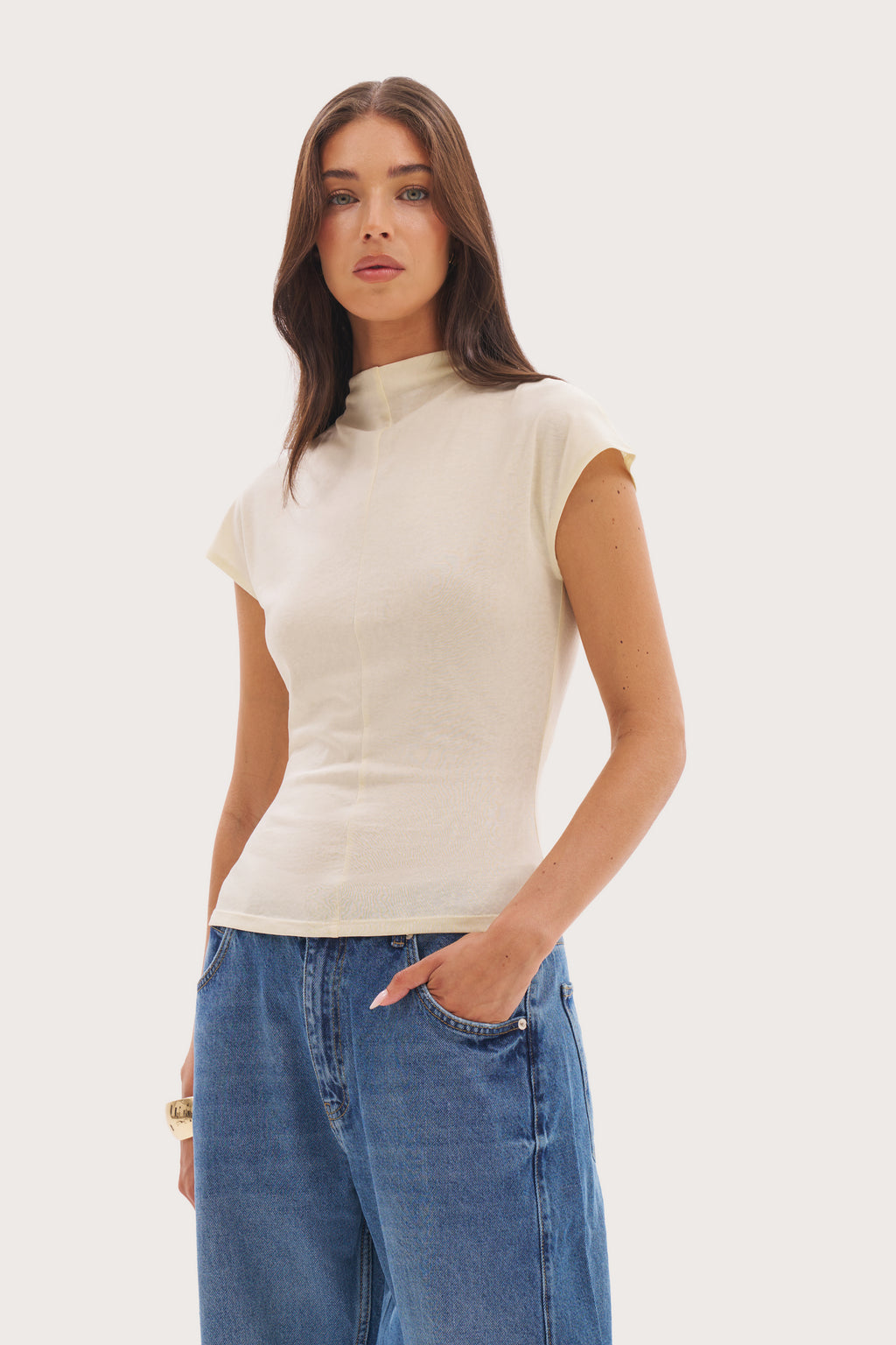 Breeze Tee - Buttercream