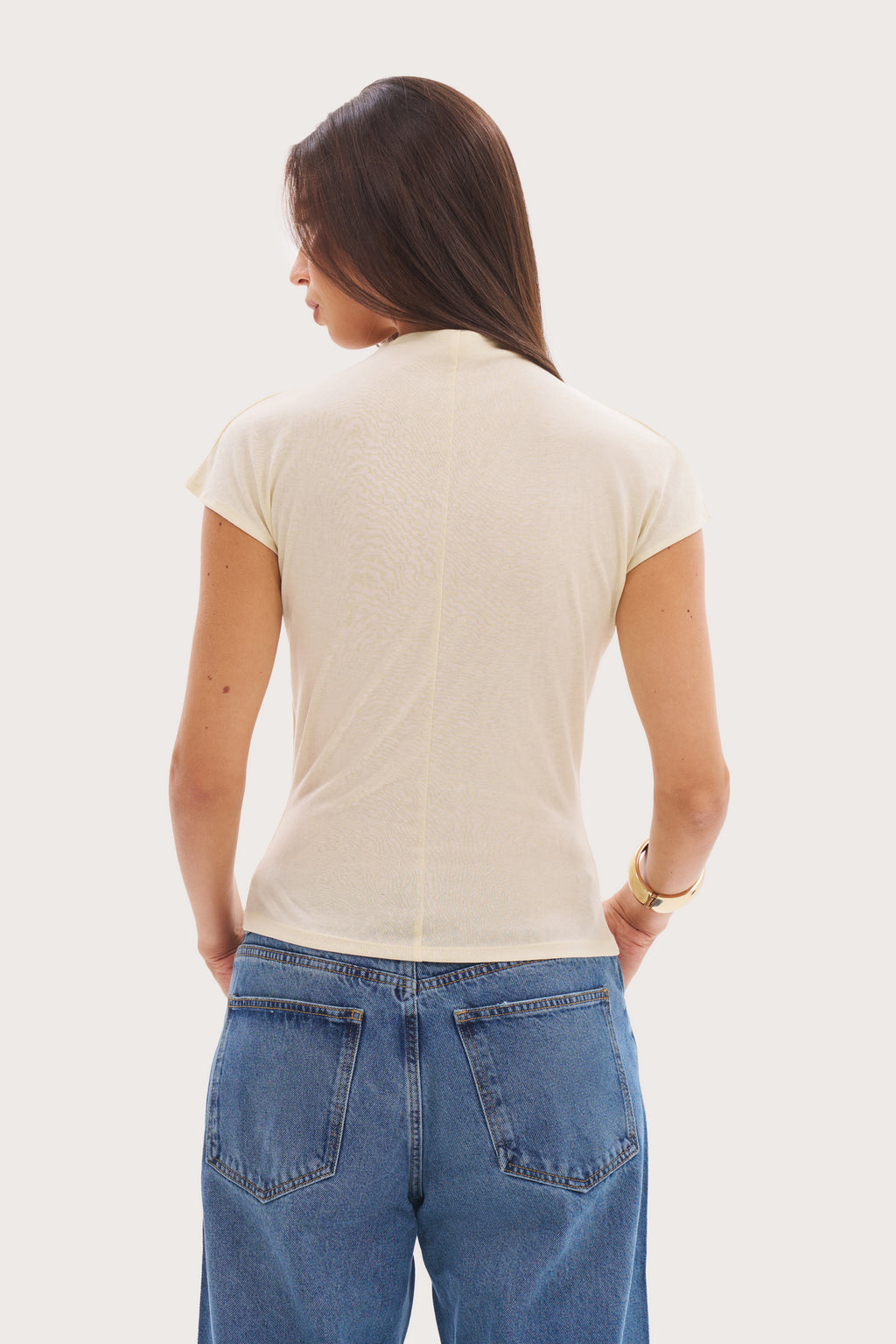 Breeze Tee - Buttercream