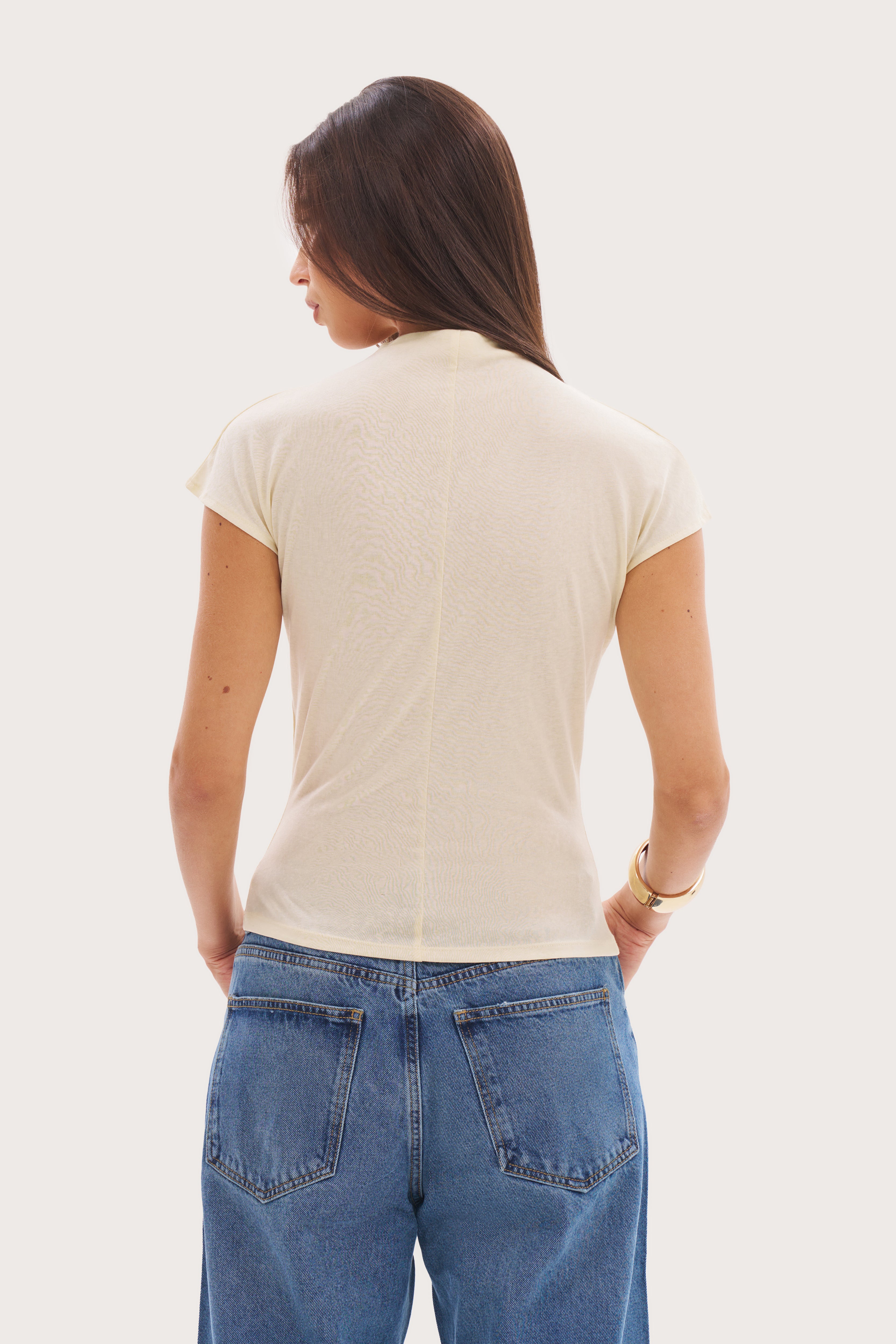 Breeze Tee - Buttercream