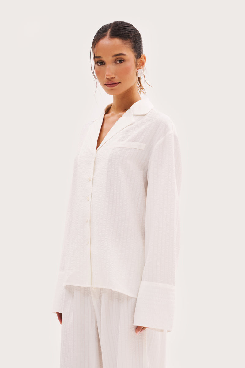 Amalfi Oversized Shirt - White