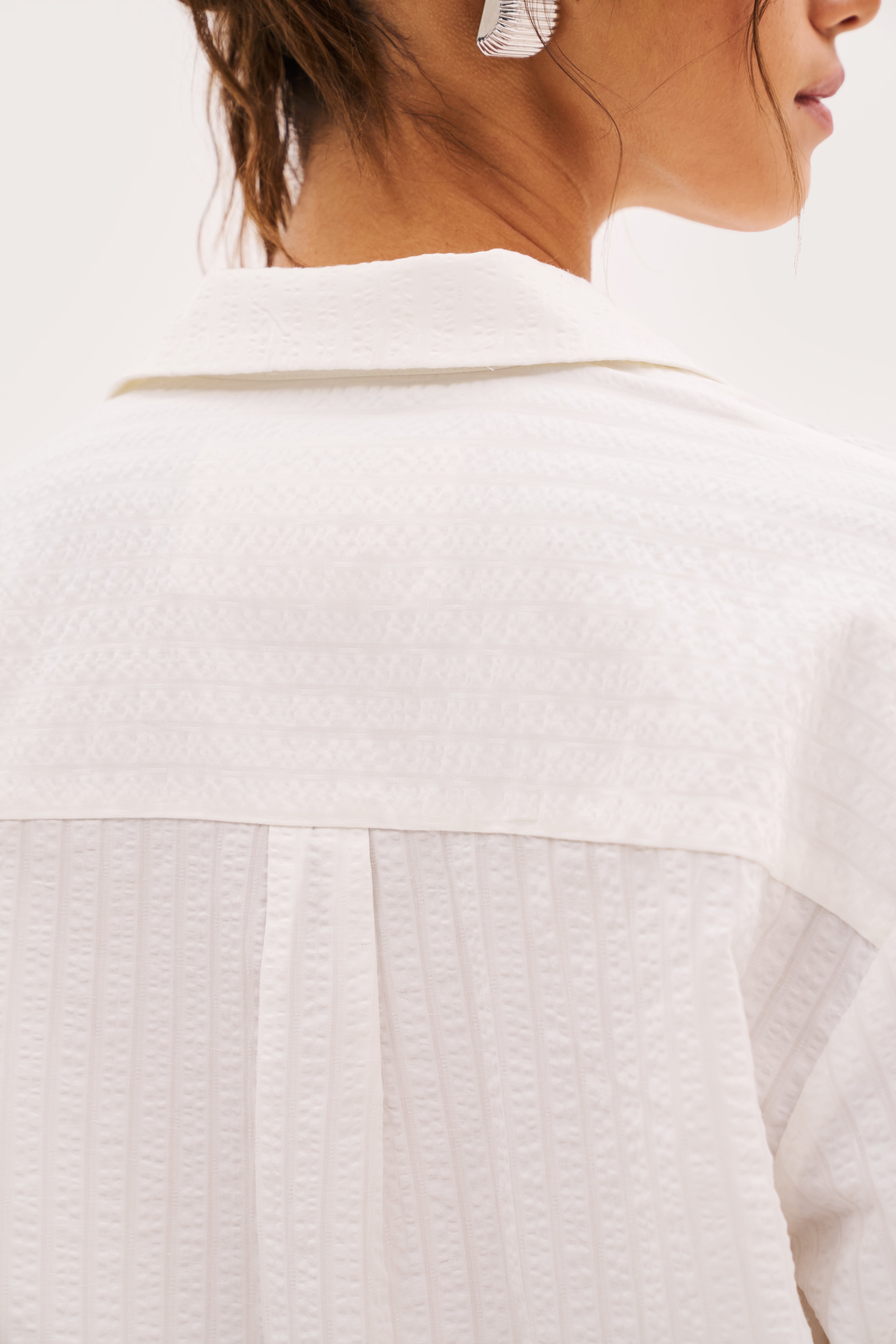 Amalfi Oversized Shirt - White