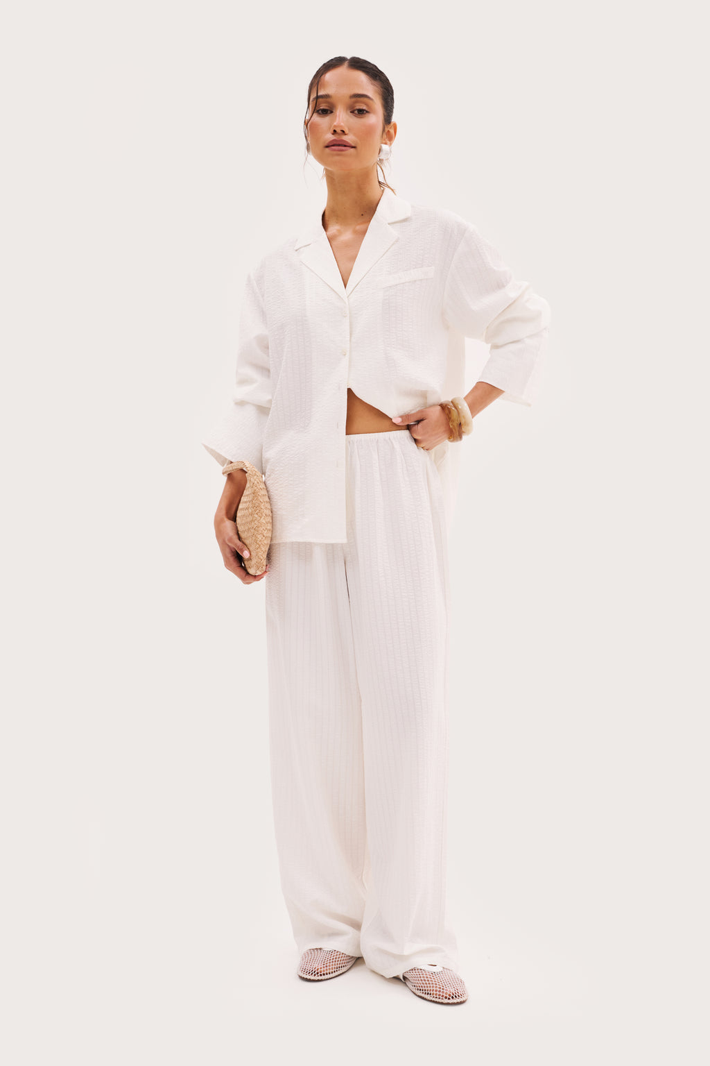 Amalfi Pants - White