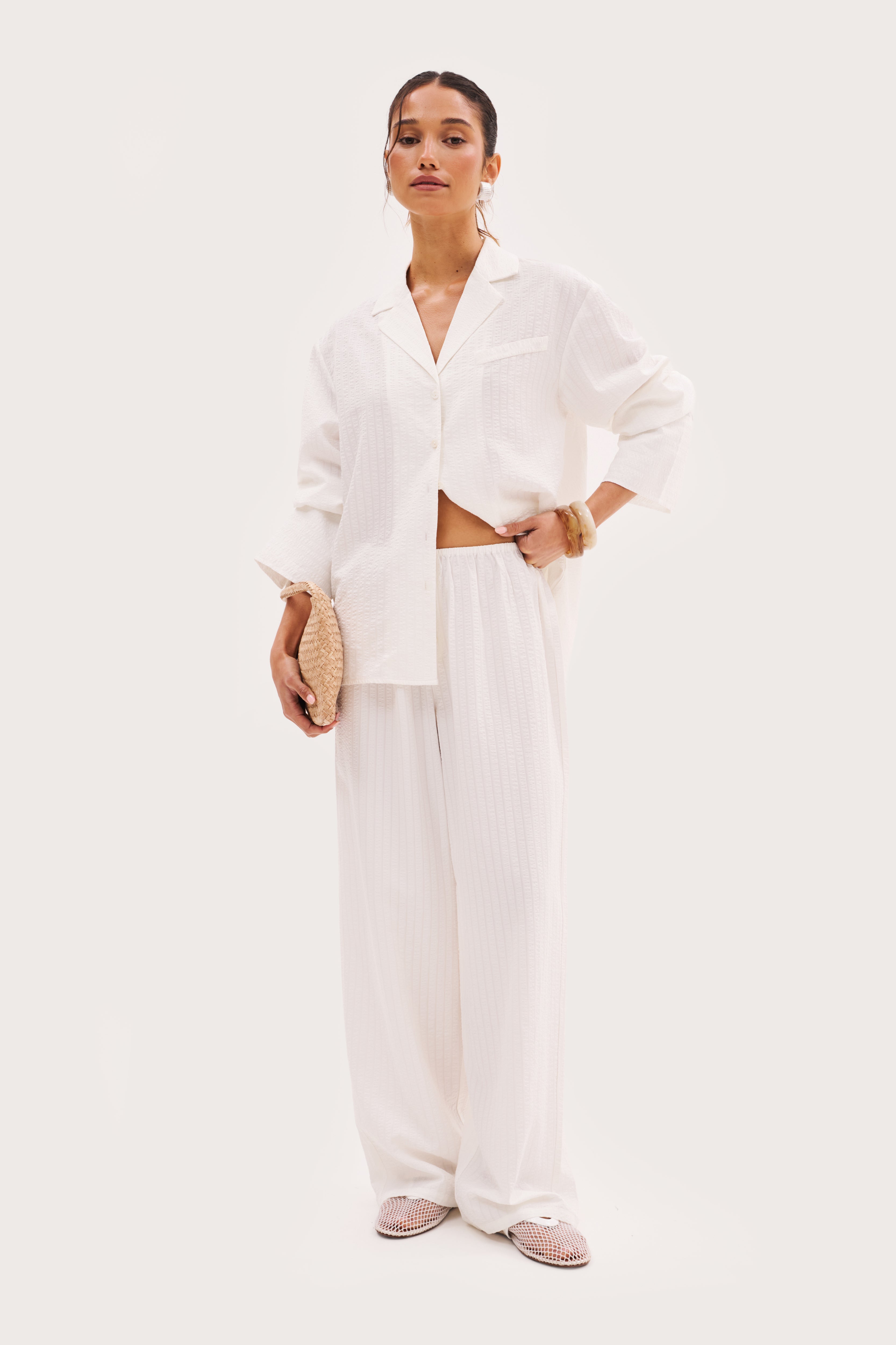 Amalfi Pants - White